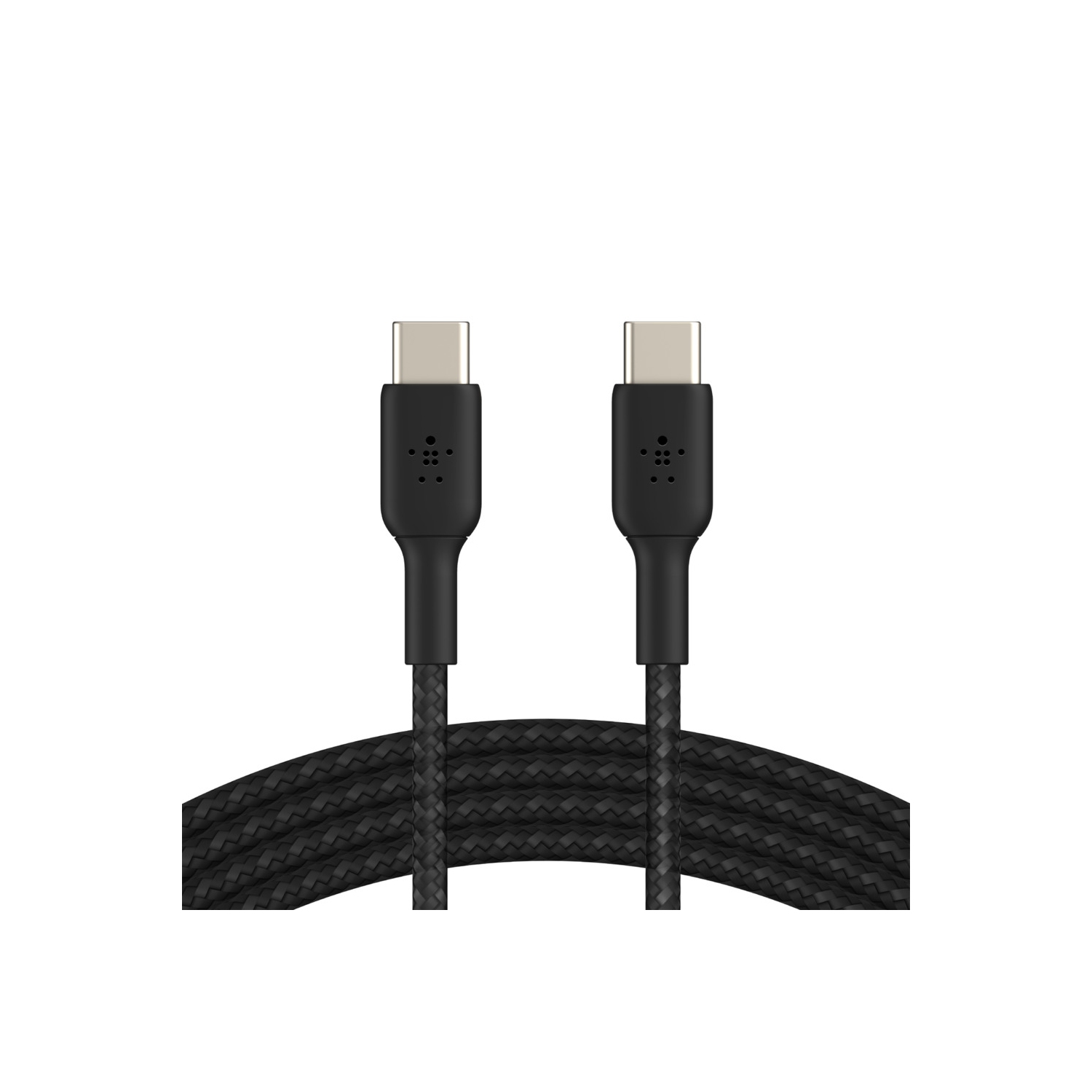 Câble tissé de 1 m de Belkin Câble USB-C/USB-C - Noir - (CAB004BT1MBK)