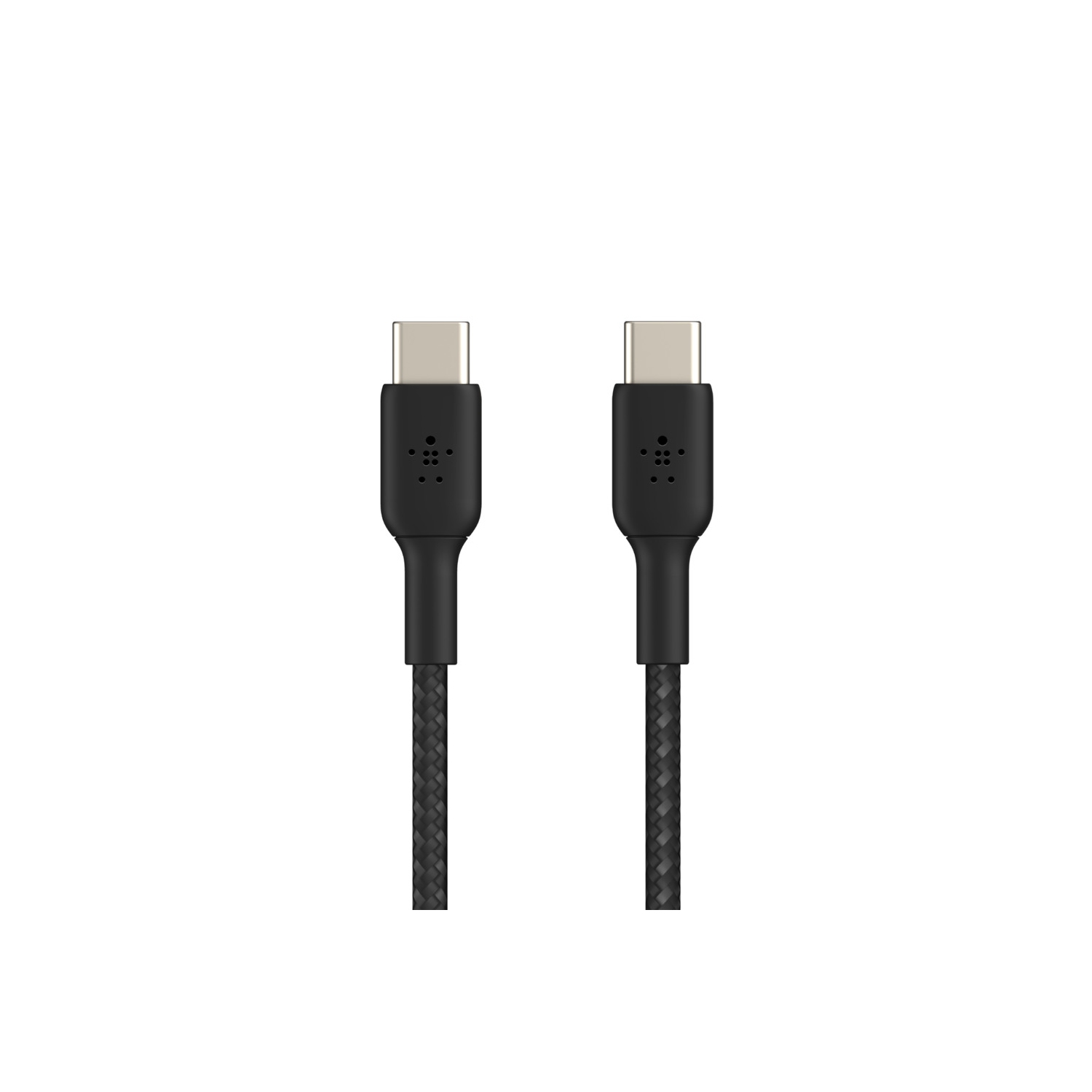 Câble tissé de 1 m de Belkin Câble USB-C/USB-C - Noir - (CAB004BT1MBK)