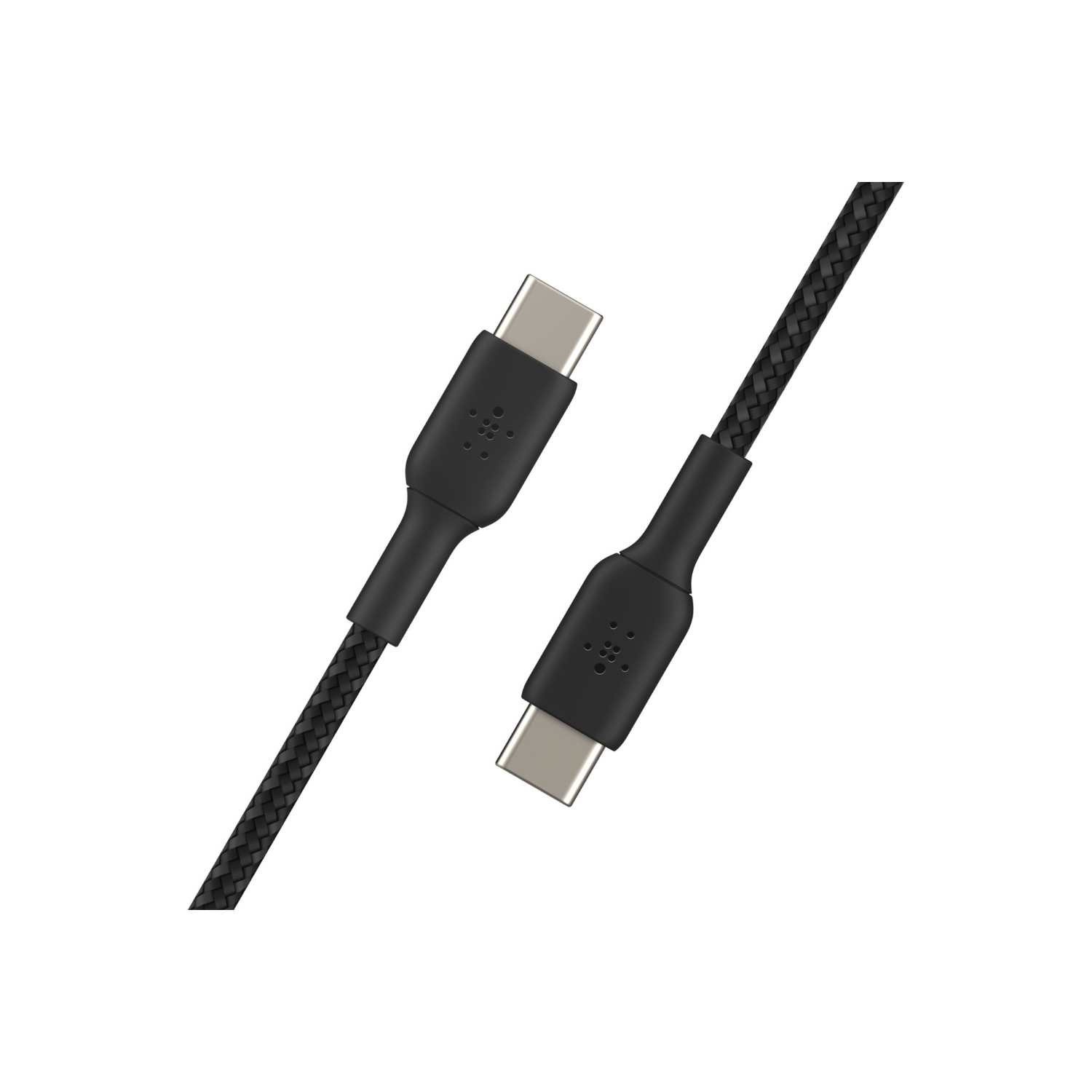 Câble tissé de 1 m de Belkin Câble USB-C/USB-C - Noir - (CAB004BT1MBK)