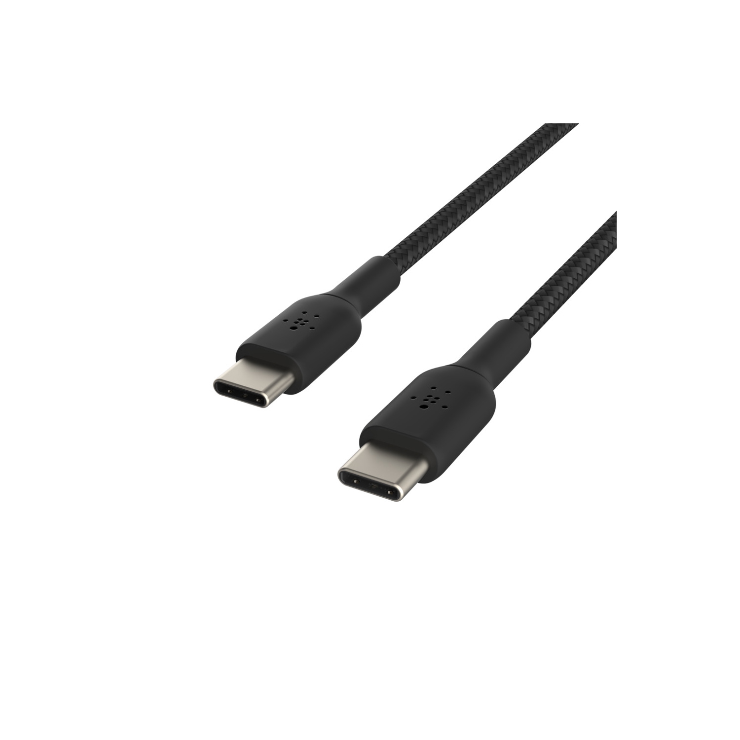 Câble tissé de 1 m de Belkin Câble USB-C/USB-C - Noir - (CAB004BT1MBK)