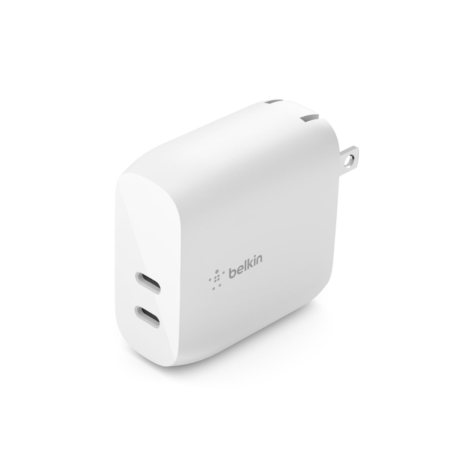 Belkin Boost Charge 40W Dual USB-C PD Wall Charger - White -