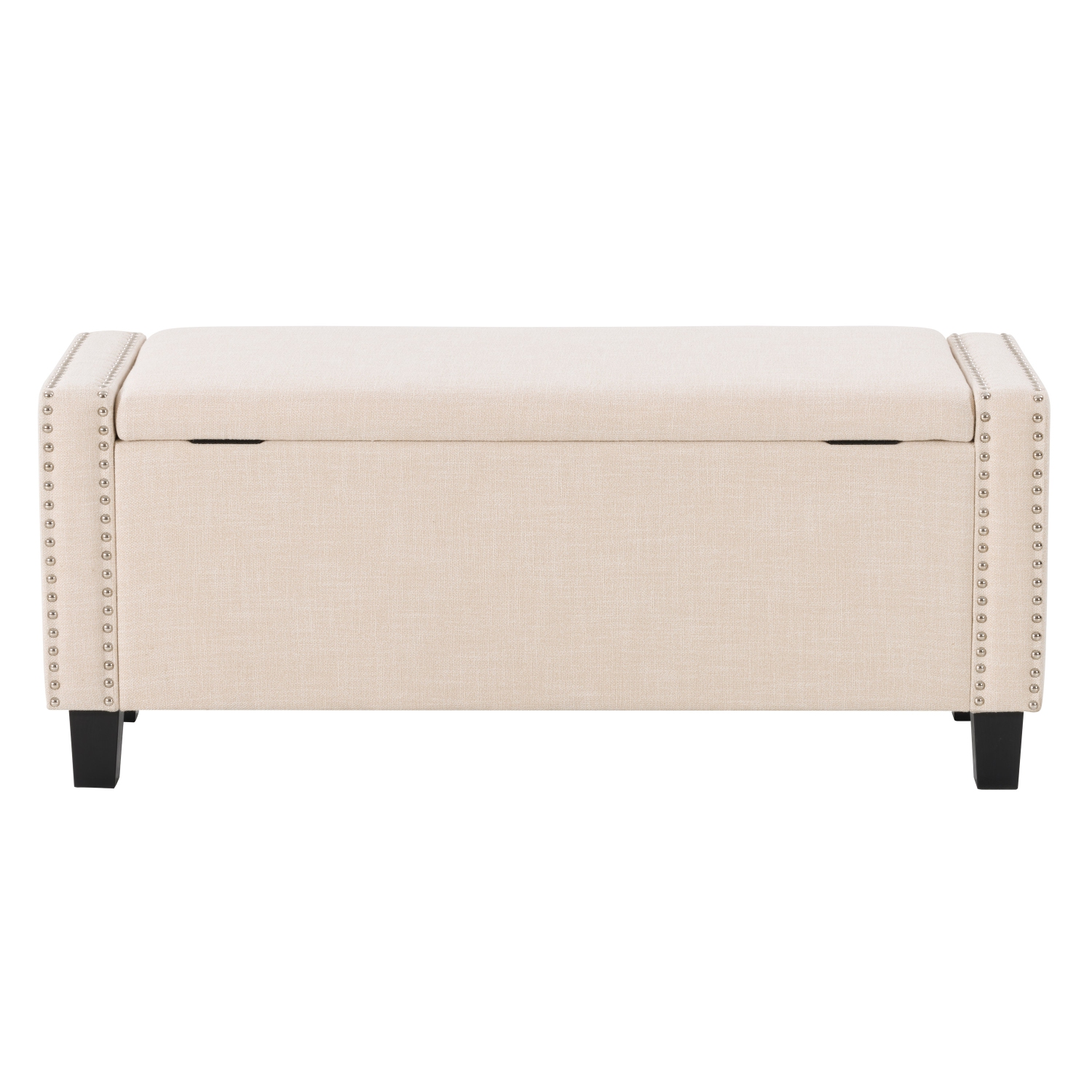 Pouf de stockage en tissu Boston
