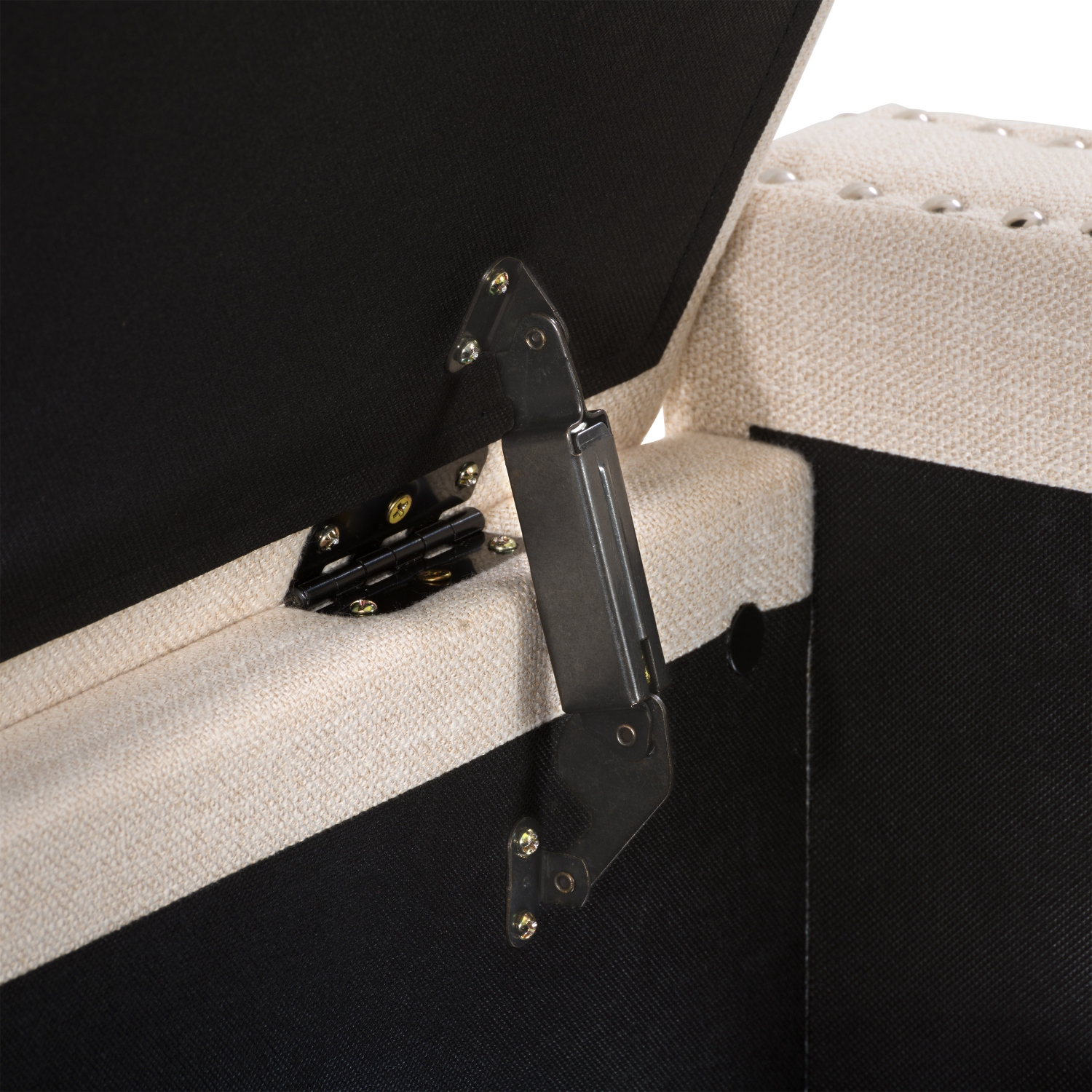 Pouf de stockage en tissu Boston