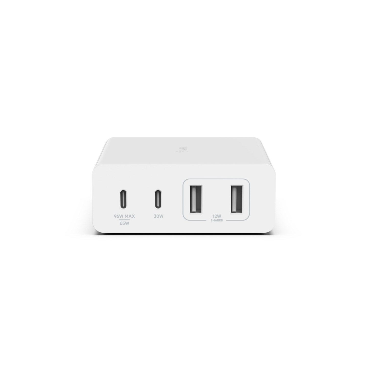 Belkin Boost Charge Pro 108W 4-Port GaN Charger with 2m Power Cord - White  - (WCH010dqWH)