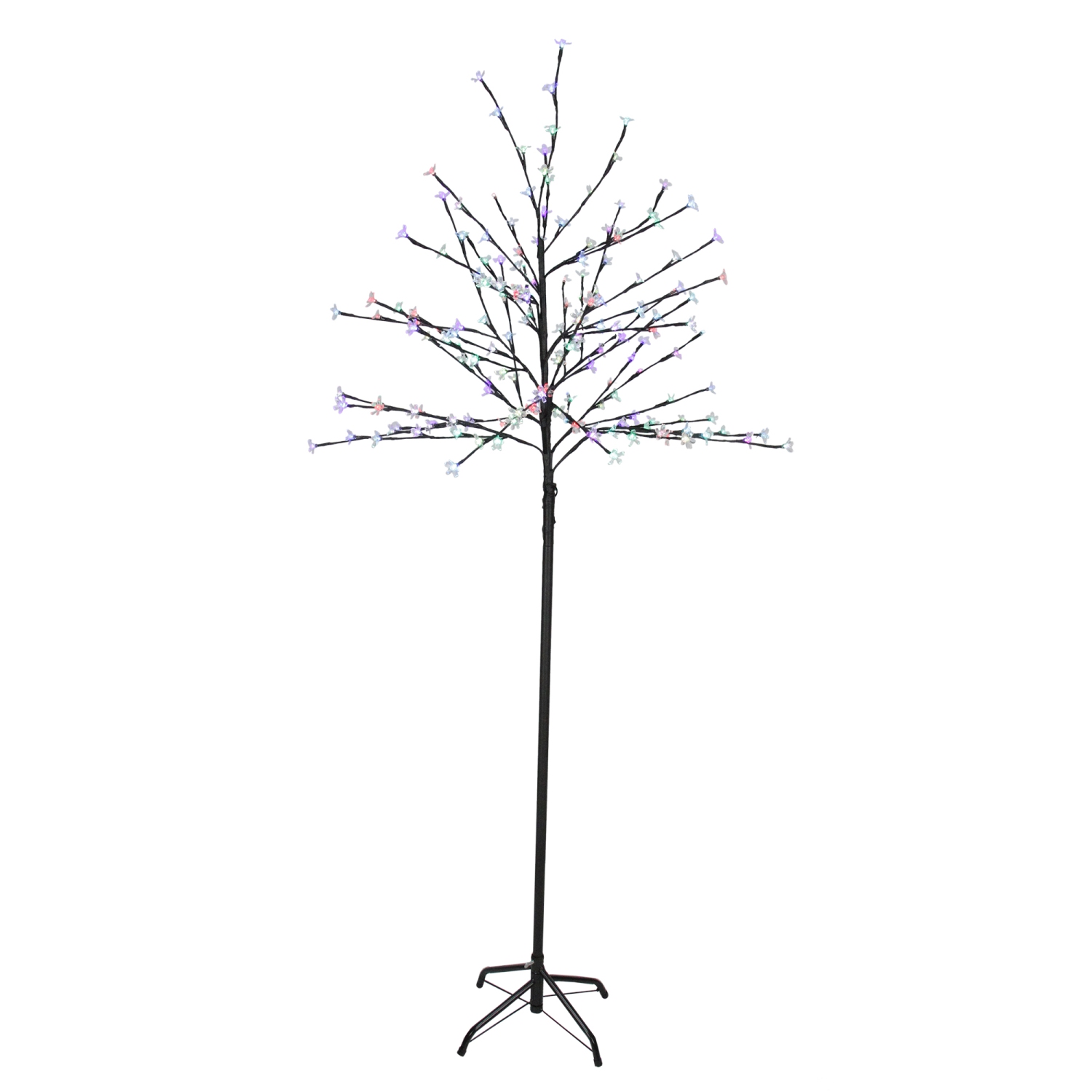 LED Lighted Artificial Cherry Blossom Tree - 6' - Color Changing Lights