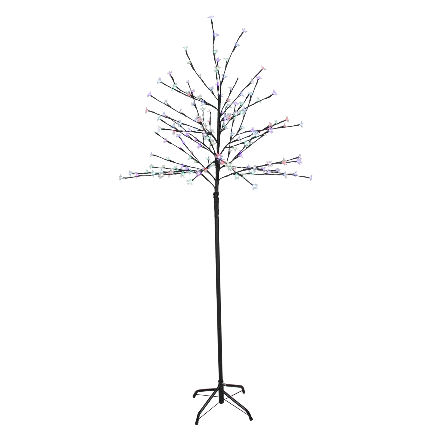 LED Lighted Artificial Cherry Blossom Tree - 6' - Color Changing Lights