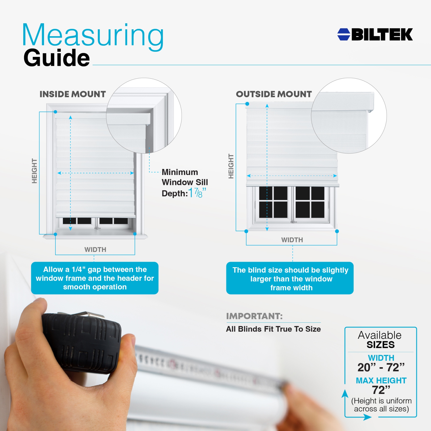 Stores sans fil à lamelles en forme de zèbre avec deux couches : Stores Unis et diaphane. Blanc, 25 larg. X 72 haut.