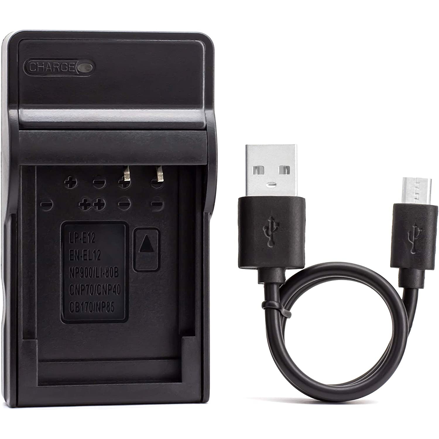 EN-EL12 USB Charger for Nikon Coolpix AW130, AW100, AW120, AW110, S6200, S6300, S8100, S8200, S9100, S9300, S9500,