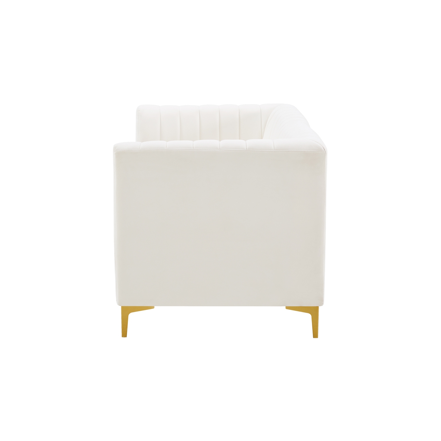 Meridian Furniture Alina Cream Velvet Modular Sofa