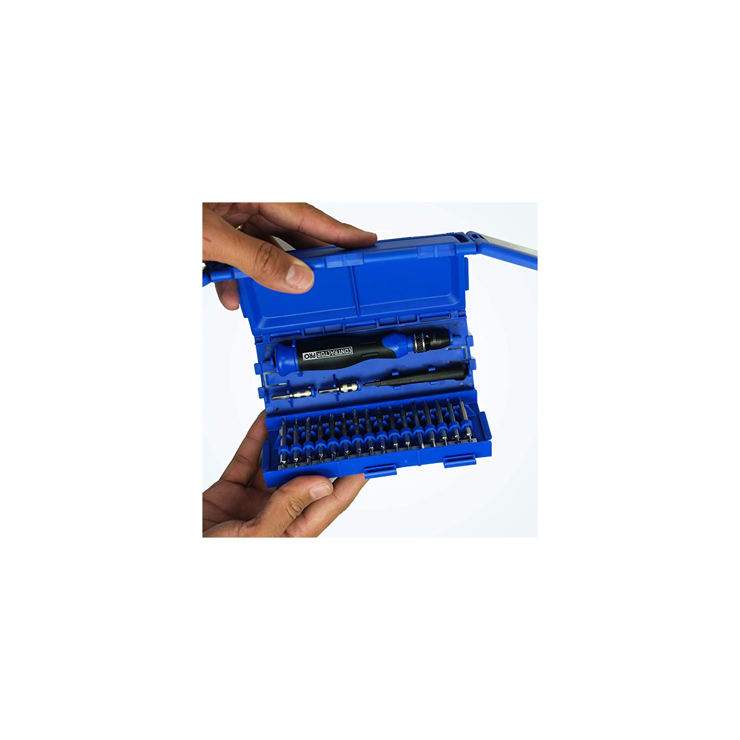 Maxtech – Ensemble de tournevis électroniques spécialisés 16580MX, petit, bleu/noir