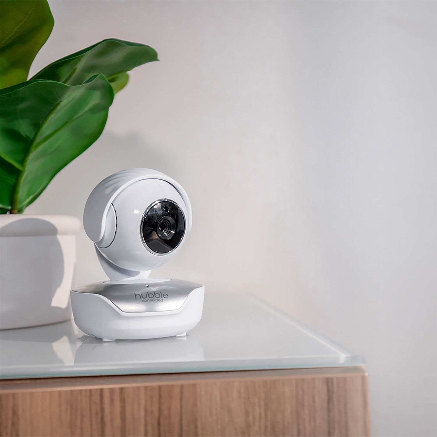 Interphone de surveillance intelligent de 5 po Nursery Pal Deluxe Twin de Hubble avec vision nocturne et communication bidirectionnelle