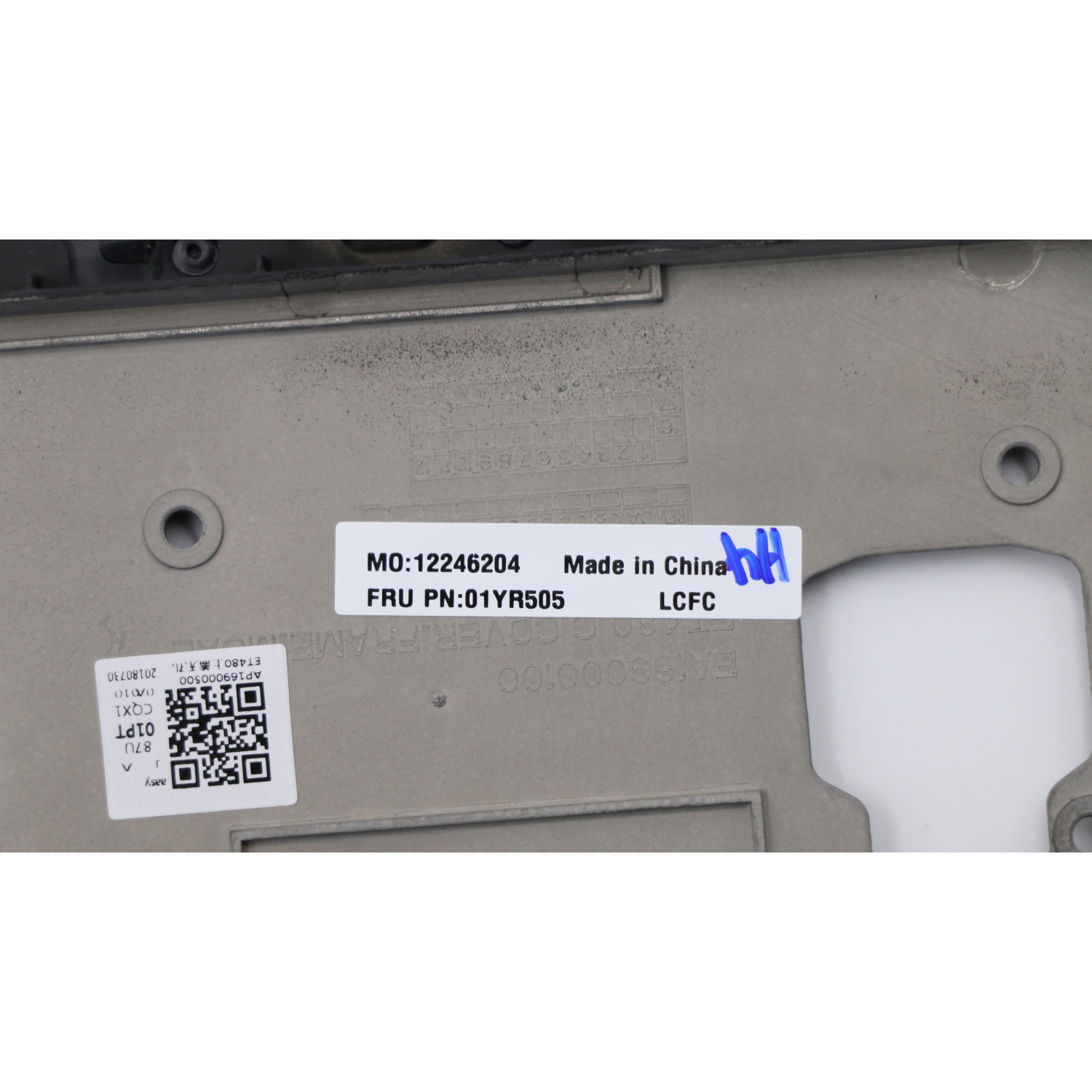 New Original Lenovo ThinkPad T480 Palmrest Cover Upper Case 01YR505