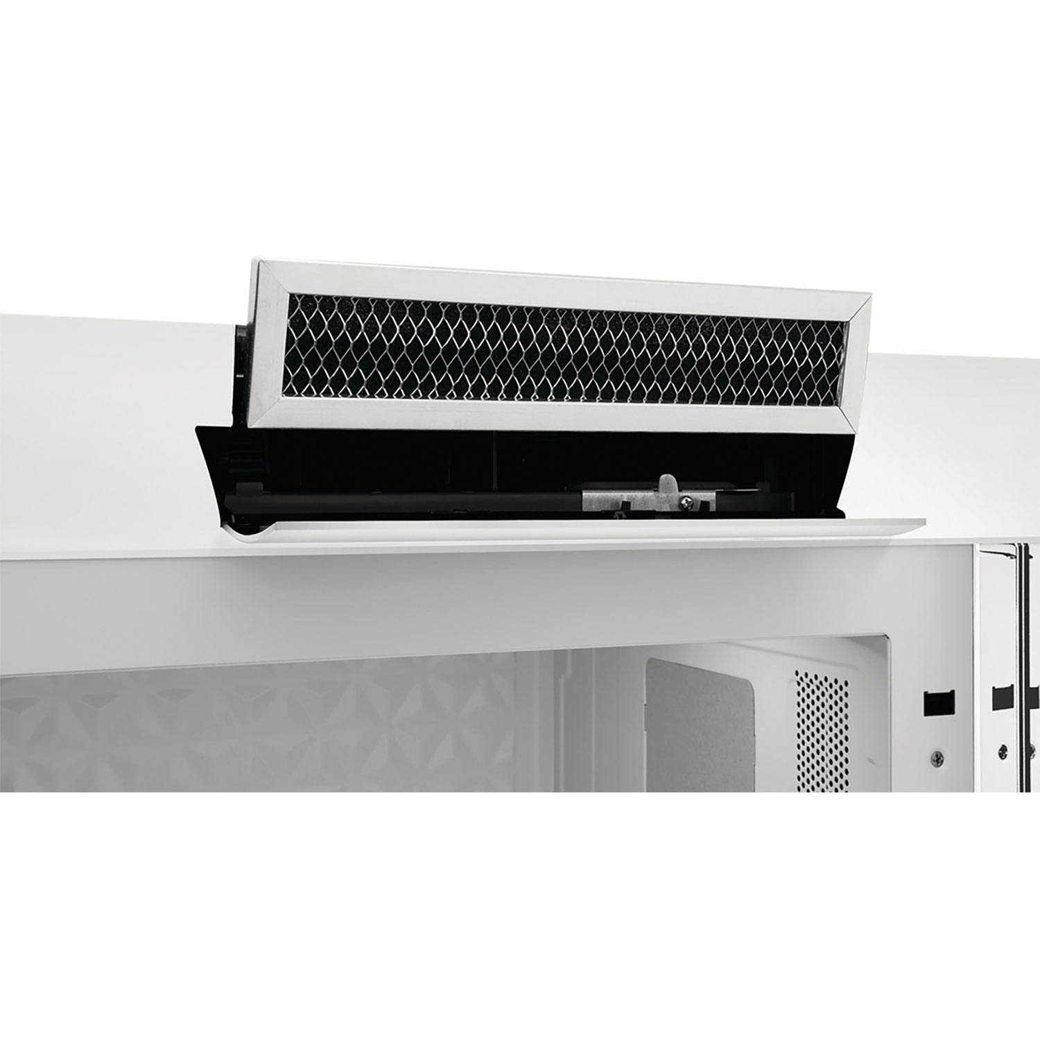 Four à micro-ondes à hotte intégrée de Frigidaire - 1,8 pi³ - Blanc