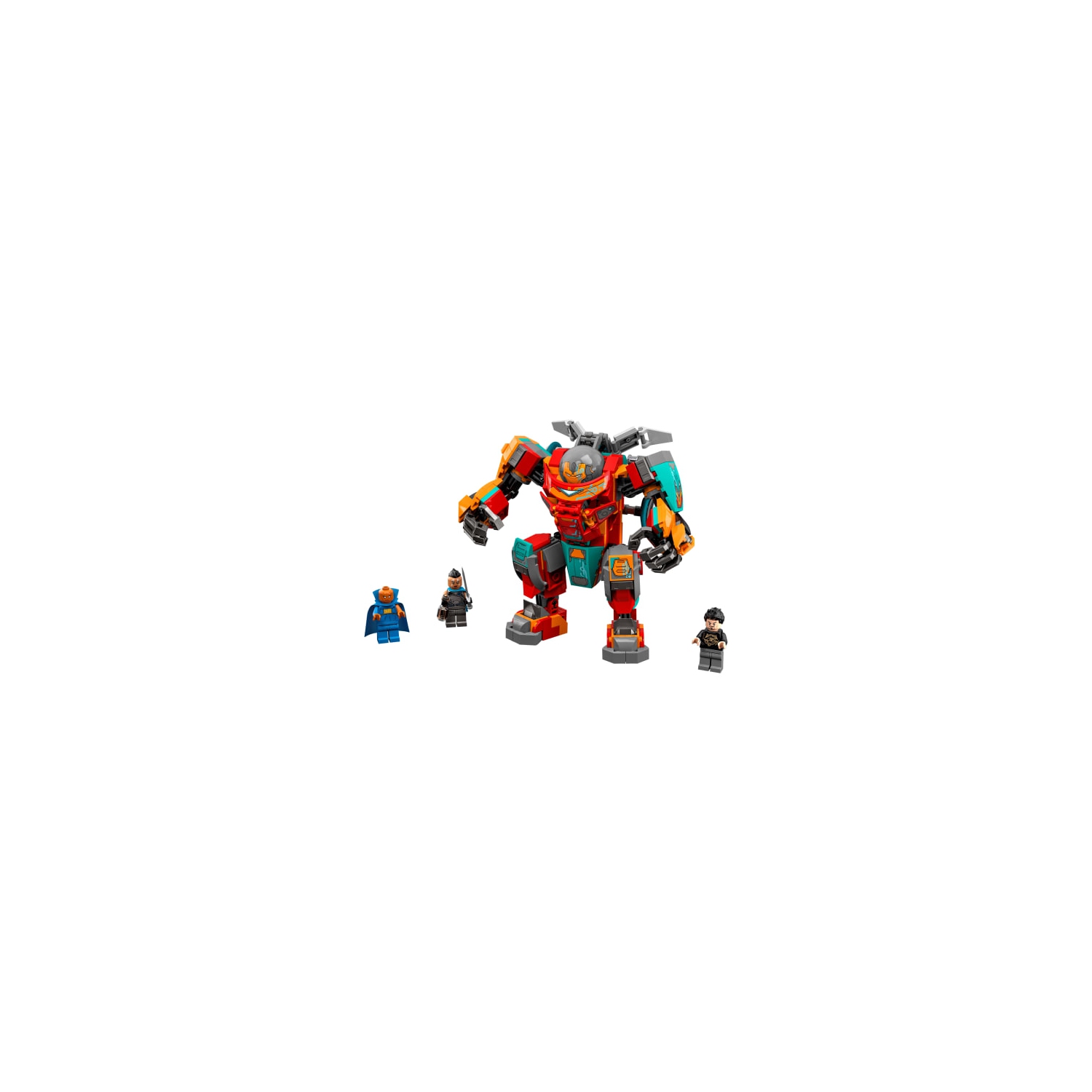 Lego Marvel Tony Stark’s Sakaarian Iron Man 76194 369 Pieces Plastic Multicolor Building Kit (6332686)