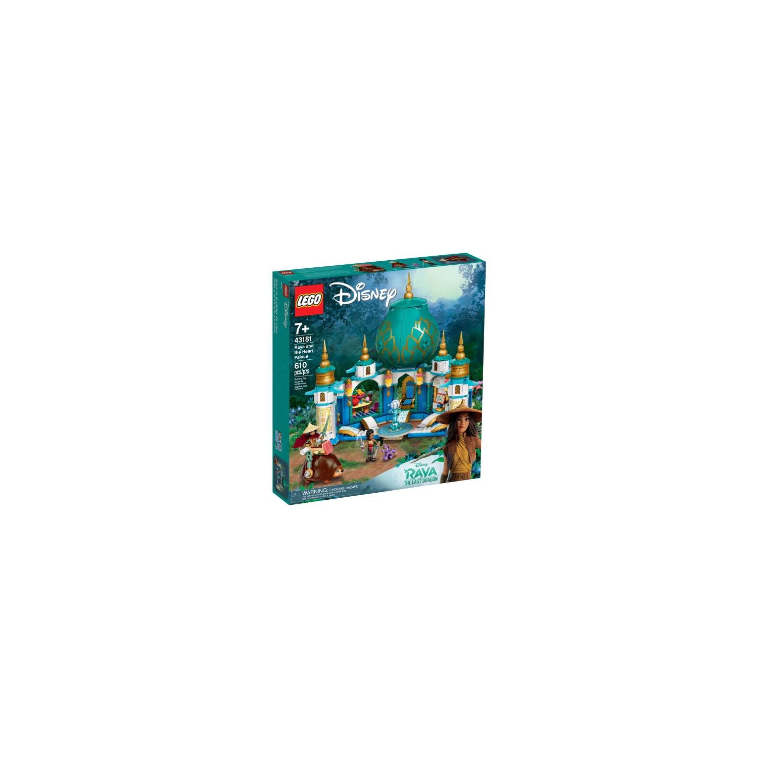 Lego Disney Raya and The Heart Palace 43181 Plastic Multicolor Building Kit (6317847)