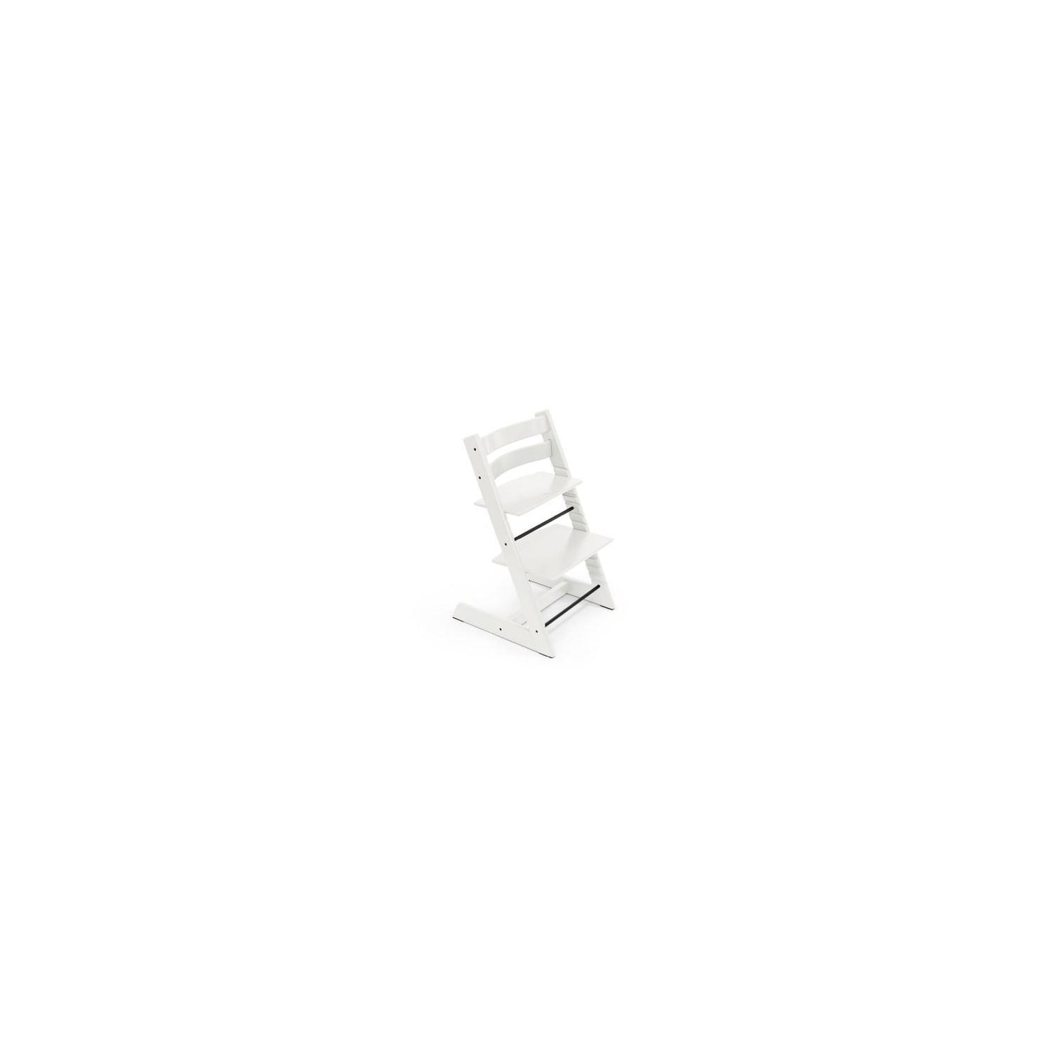 Stokke Tripp Trapp Adjustable Convertible Unisex High Quality Ergonomic Wood White Toddler Chair
