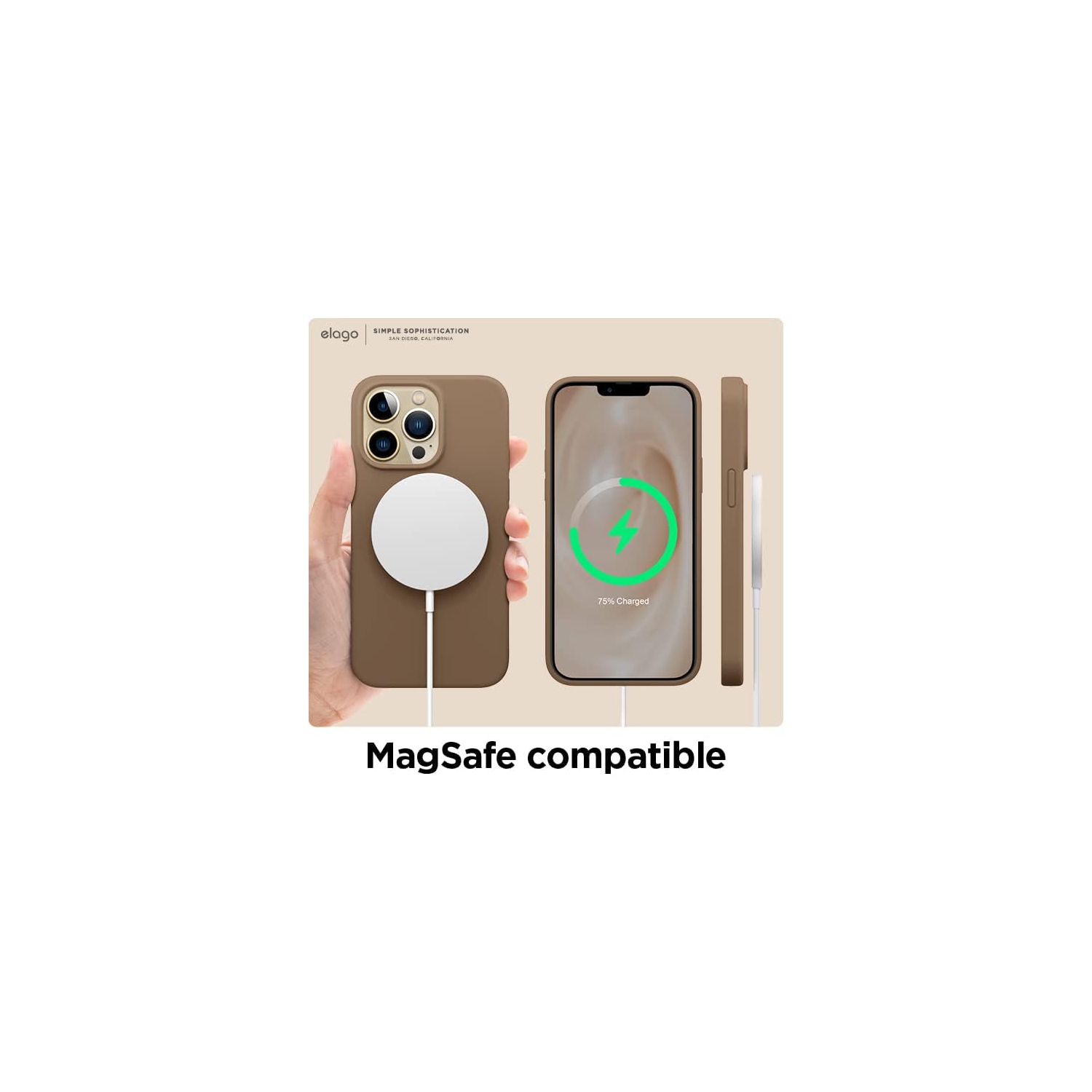 elago Compatible with iPhone 13 Pro Case, Liquid Silicone, Full Body Screen Camera Protective Cover, Shockproof, Slim Phone Case, Anti-Scratch Soft