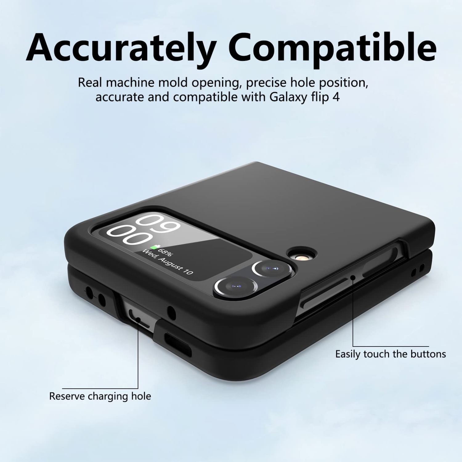 Samsung Galaxy Z Flip 4 Case: Shockproof Protective Phone Case for Galaxy Z Flip 4 5G