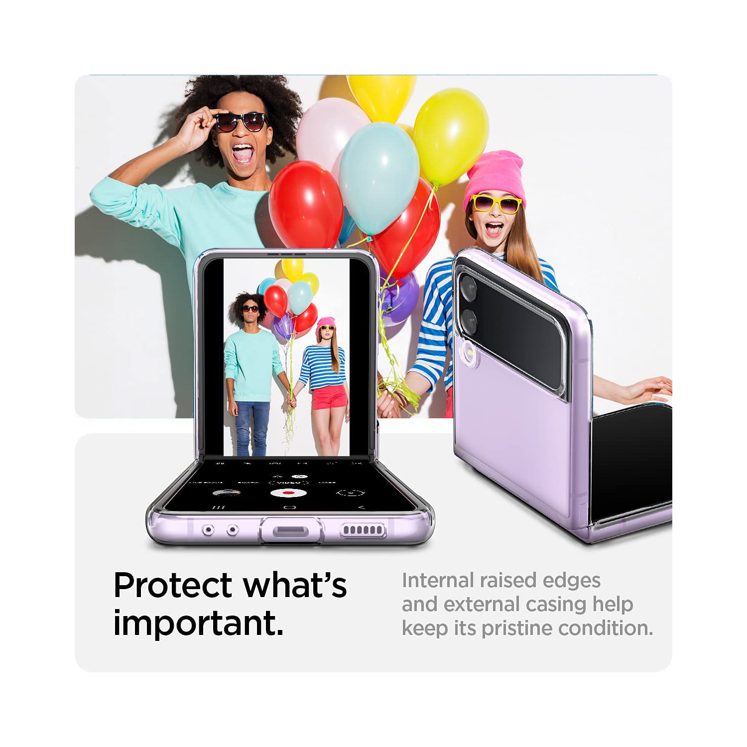 AICase for Samsung Galaxy Z Flip 4 Case Clear, Anti-Yellow Ultra-Thin Slim Fit Transparent Hard PC Phone Case for Samsung