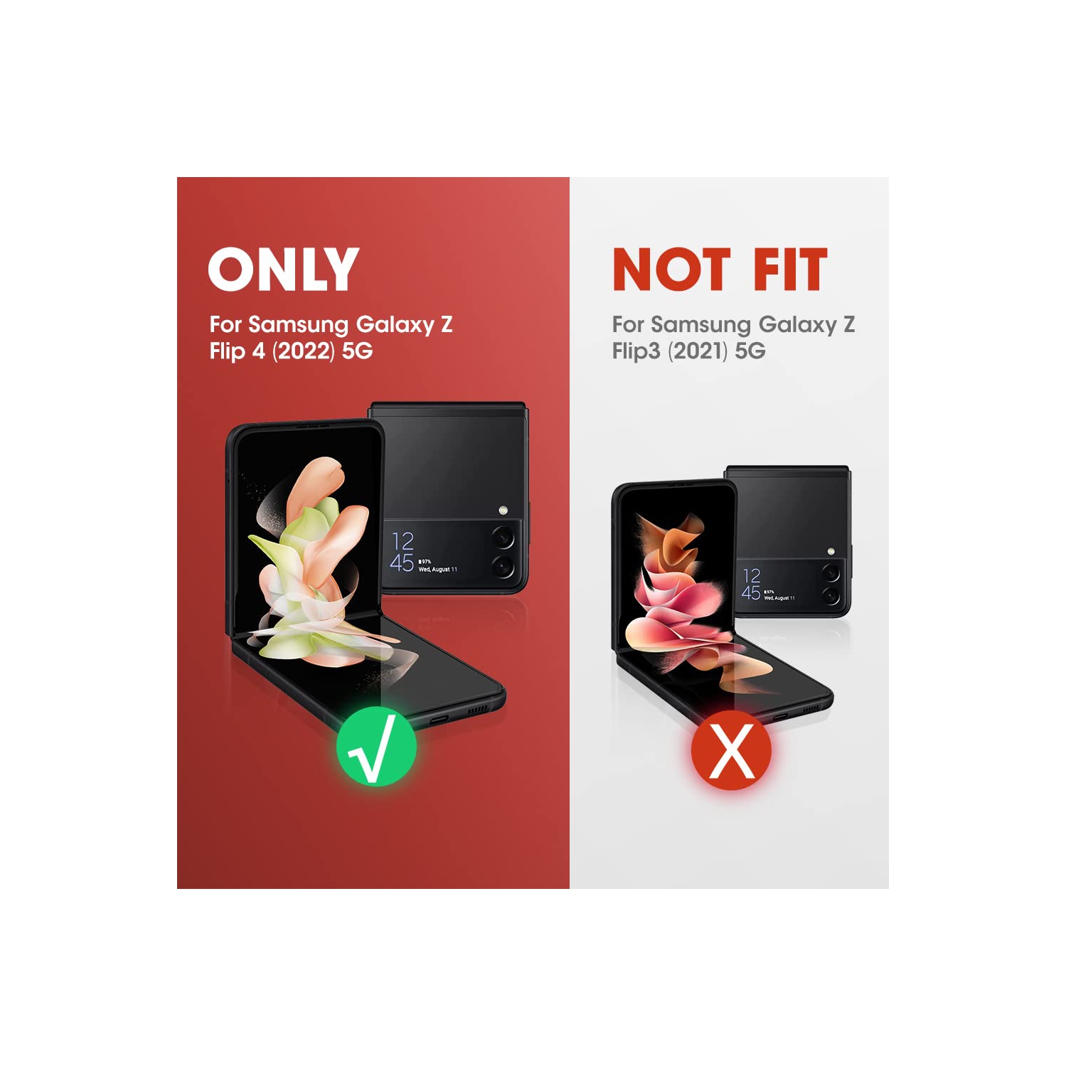 SUPCASE Unicorn Beetle Pro Series Case for Samsung Galaxy Z Flip 4 5G, Full-Body Dual Layer Rugged Protective Case wi