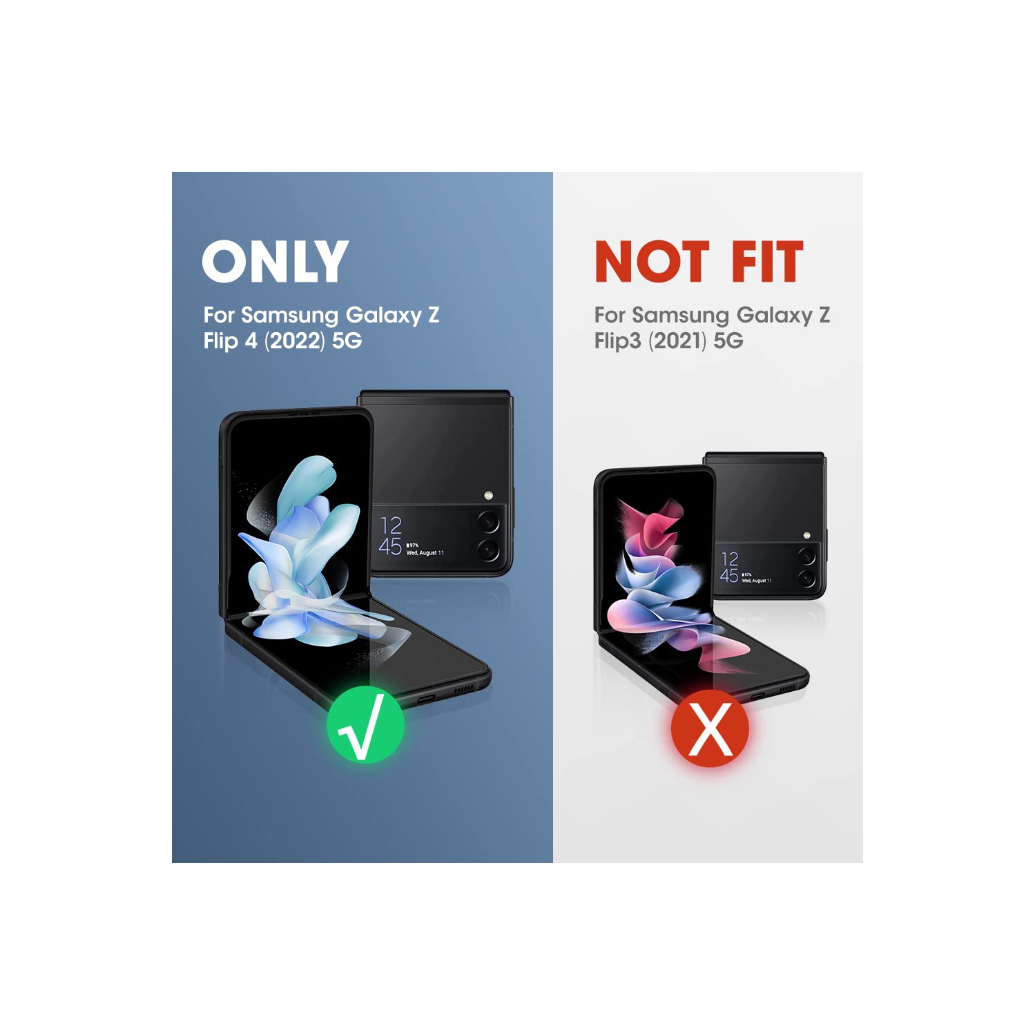 SUPCASE Unicorn Beetle Pro Series Case for Samsung Galaxy Z Flip 4 5G, Full-Body Dual Layer Rugged Protective Case wi