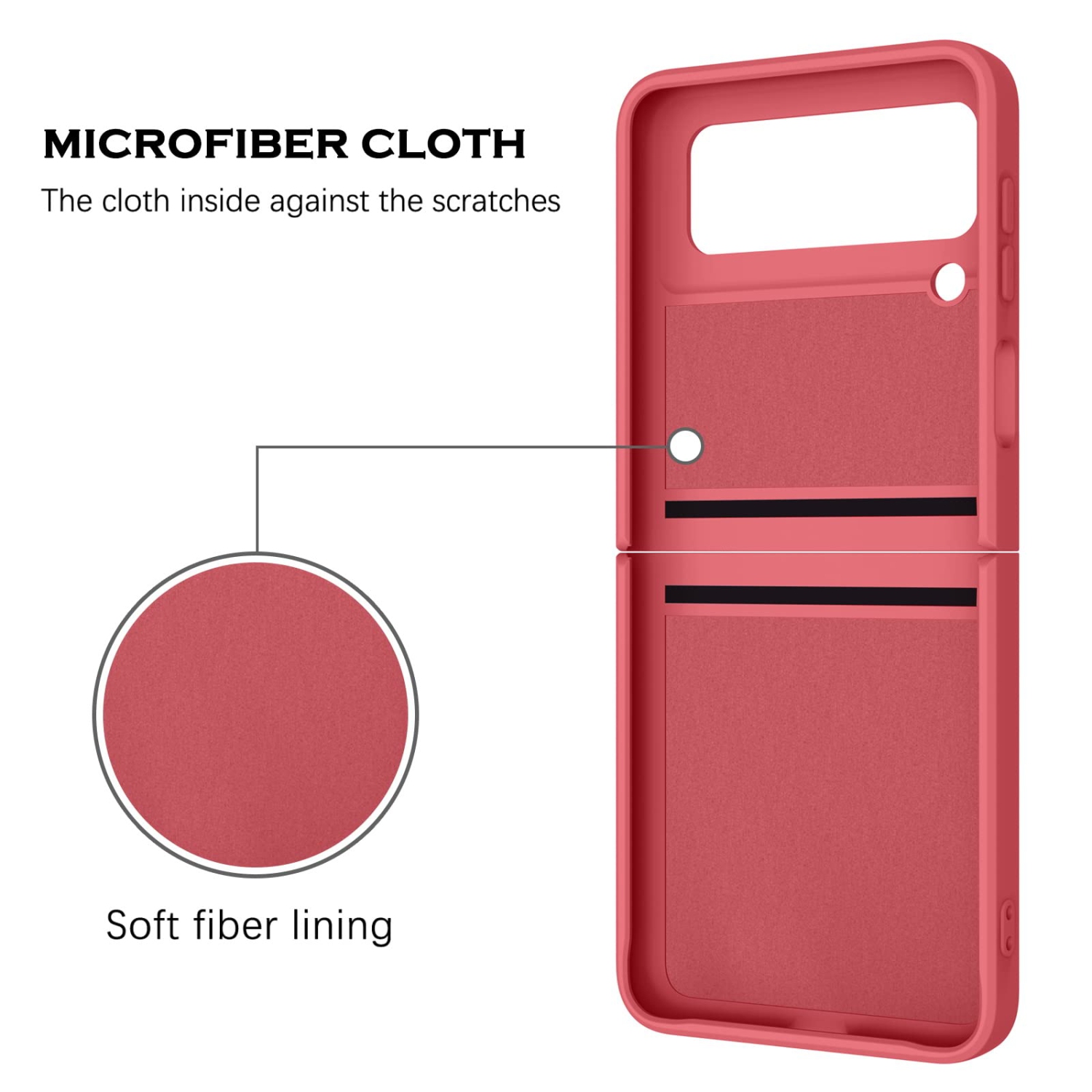 Étui à rabat 3 de YINLAI pour Galaxy Z Flip de Samsung, étui pour téléphone Z Flip3 5G de Samsung, support circulaire mince en silicone résistant aux