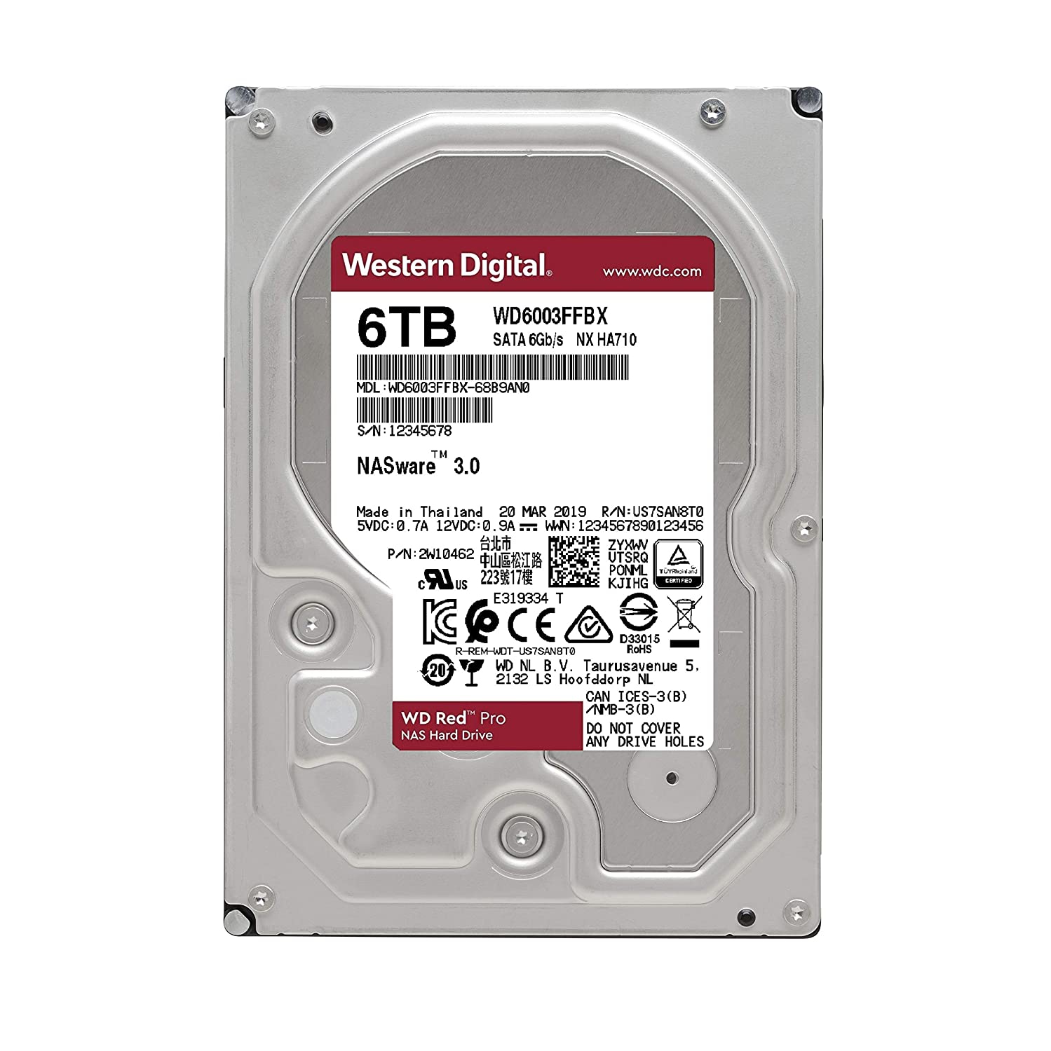 Western Digital WD Red Pro 6 TB NAS Hard Drive