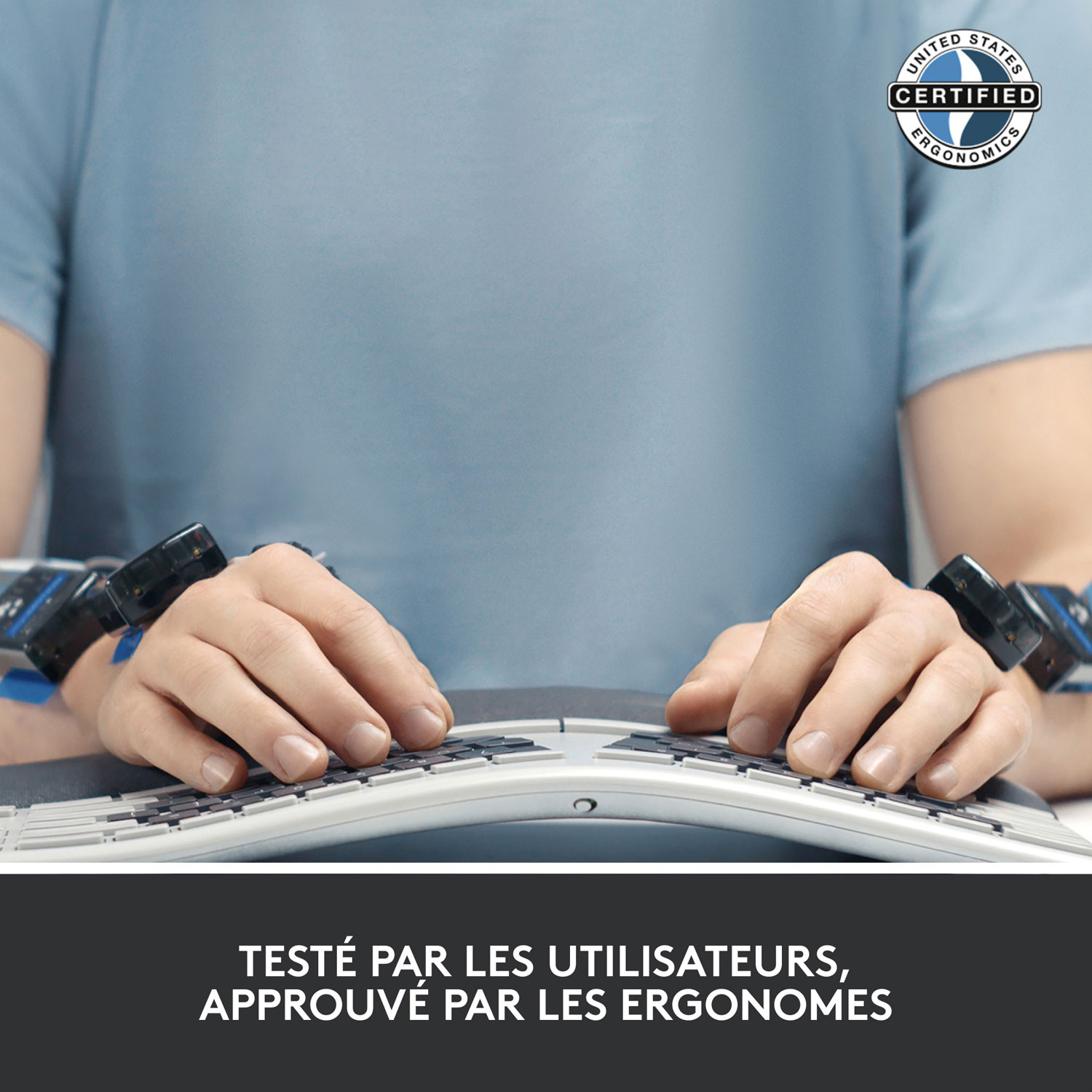 Logitech ERGO K860 Bluetooth Ergonomic Keyboard - Graphite