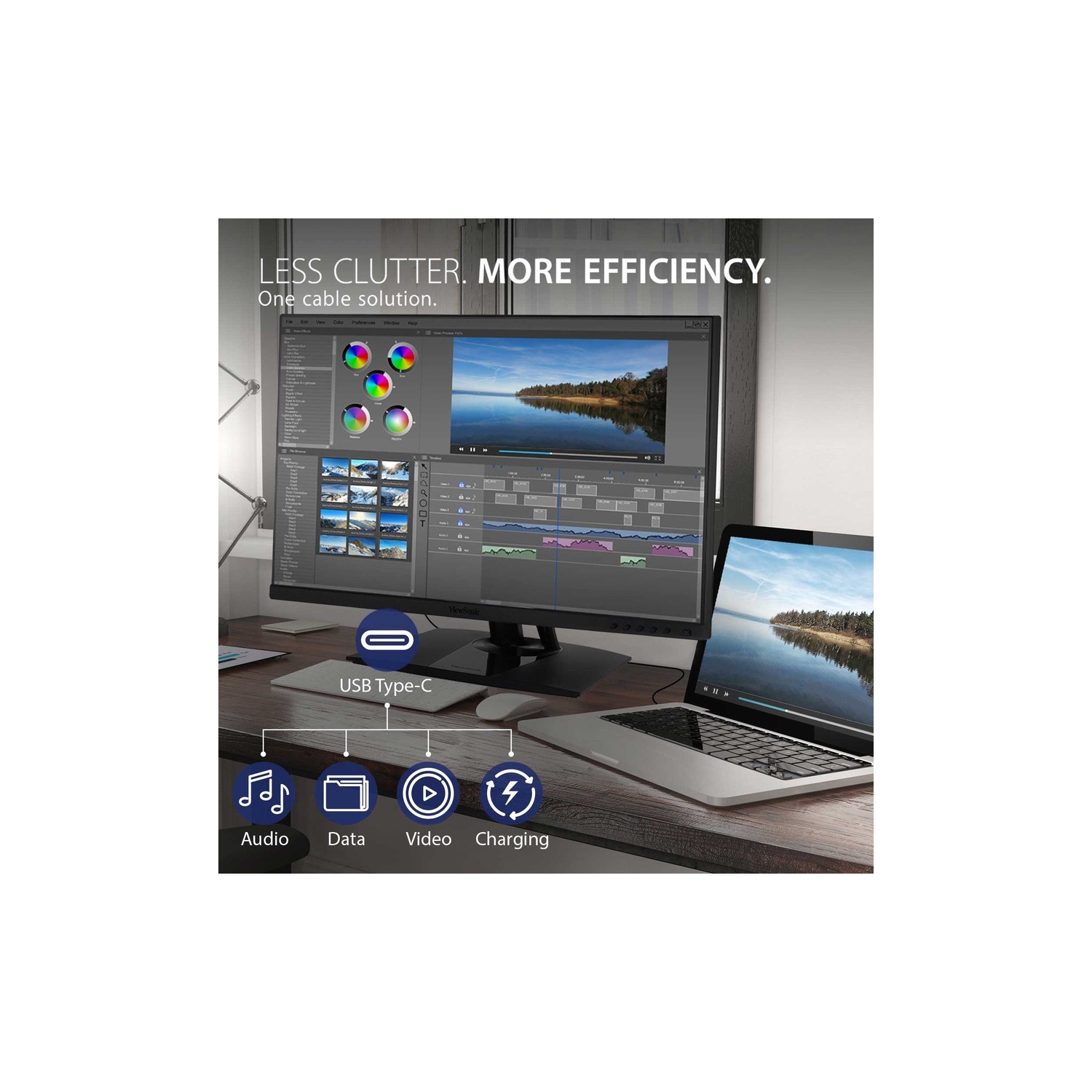 ViewSonic VP2756-2K Widescreen LCD Monitor