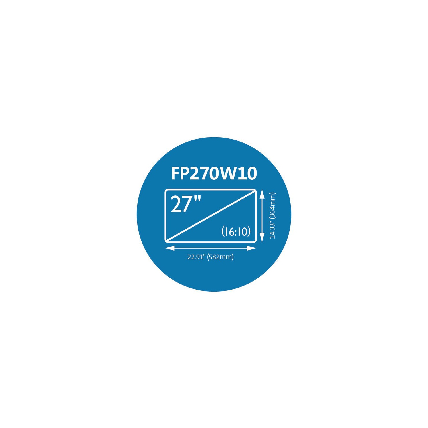 Kensington FP270W10 27" Monitor Privacy Screen Protector -