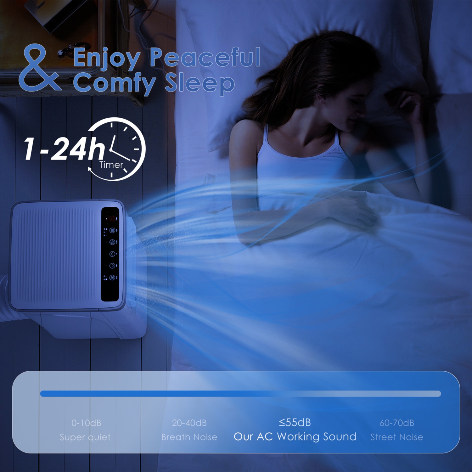 Gymax 3-in-1 Portable Air Conditioner 10,000 BTU Air Cooler w/ 24H Timer