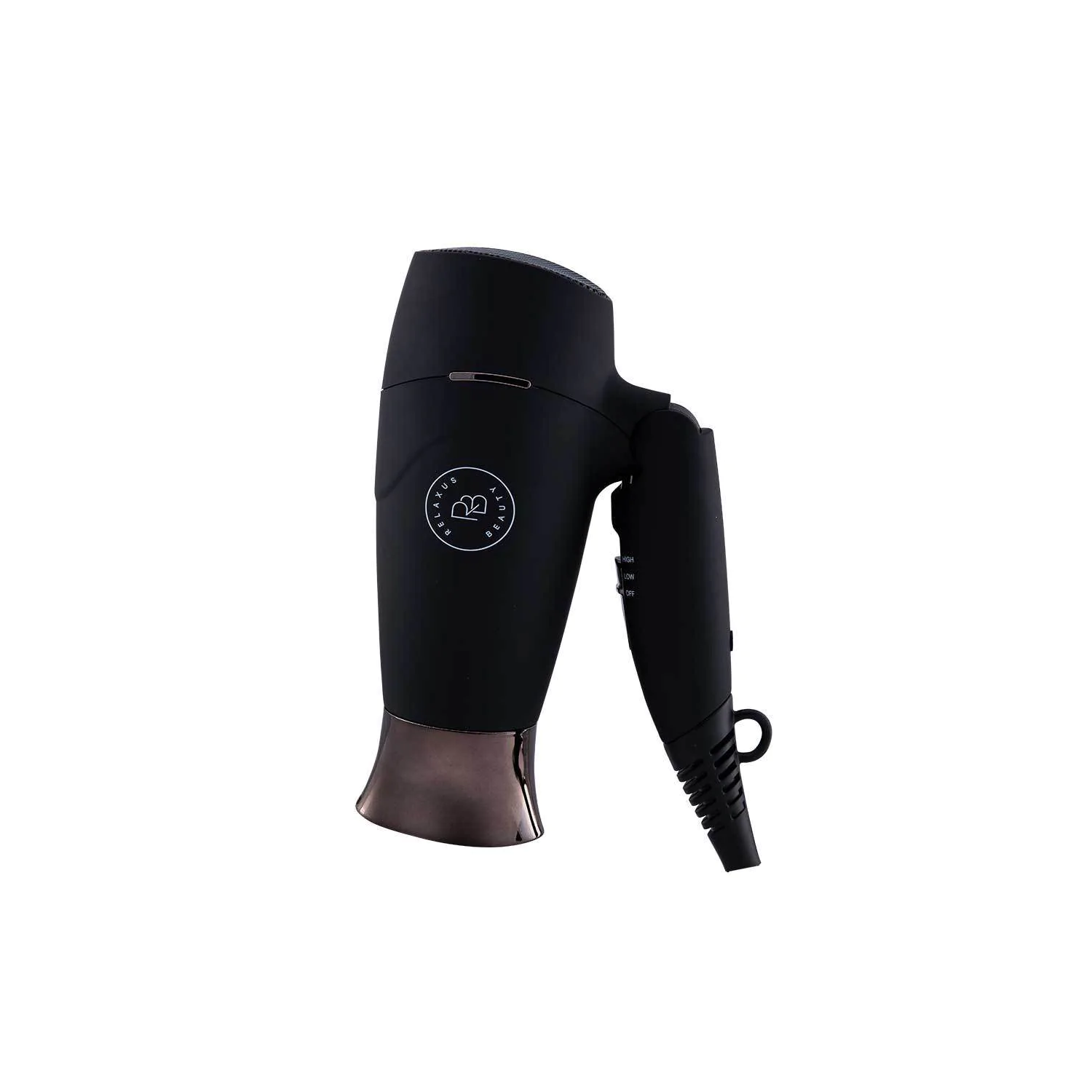 Relaxus Black Dry2Go Travel Blow Dryer 1875w