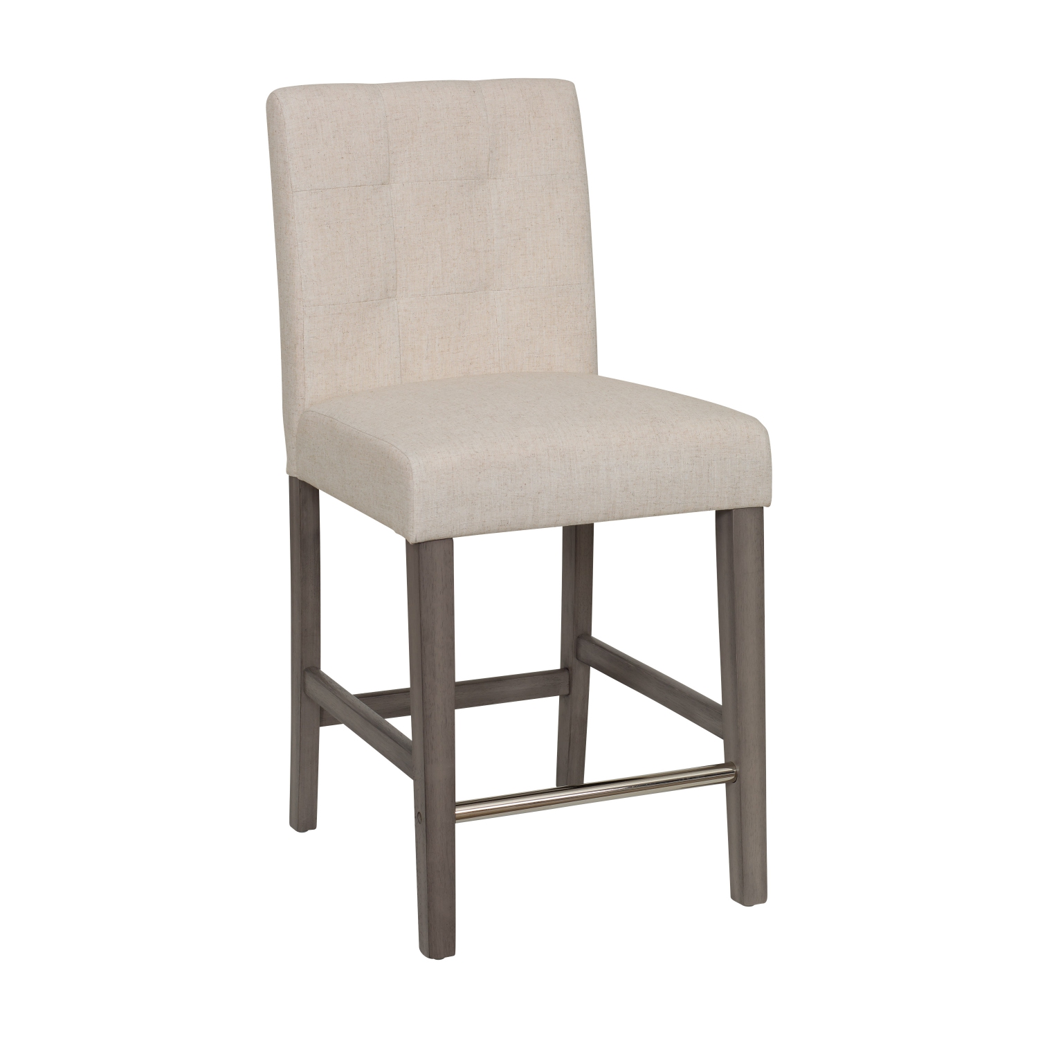 CorLiving DAD-454-B Leila Fabric Counter Height Barstool