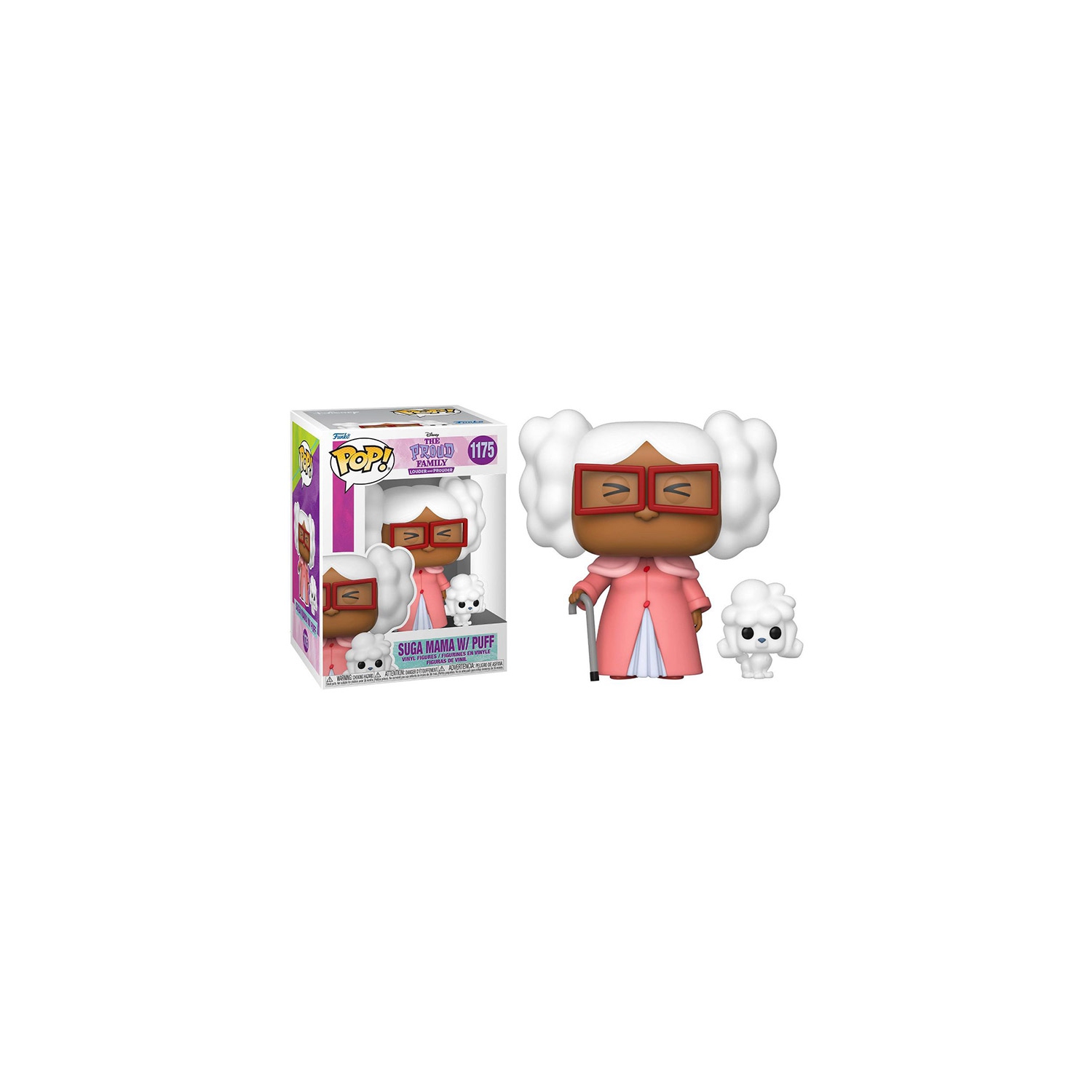 Funko Pop! Disney The Proud Family: Louder and Prouder Vinyl Figure Suga Mama with Puff #1175
