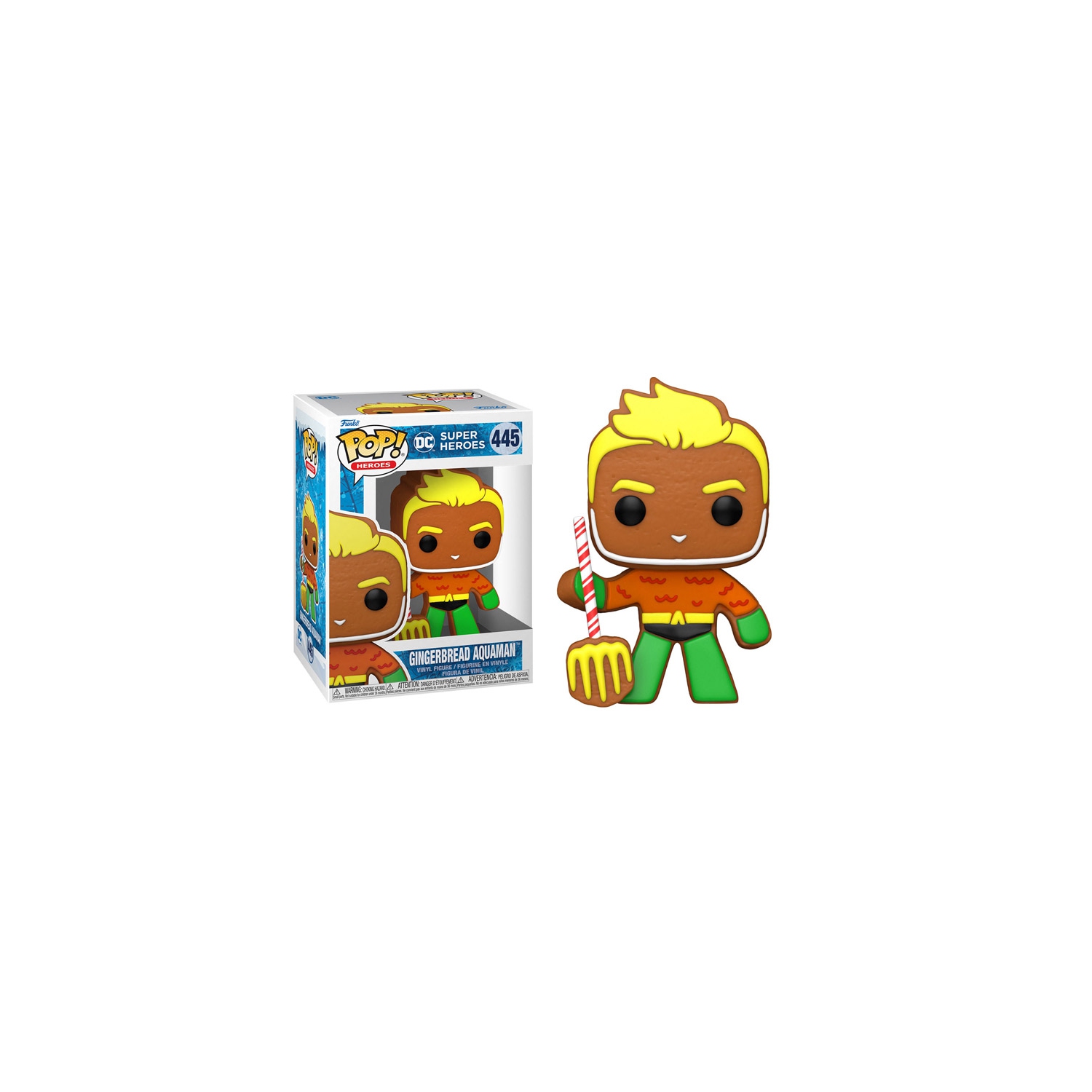 Funko Pop! Heroes DC Heroes Vinyl Figure Gingerbread Aquaman #445