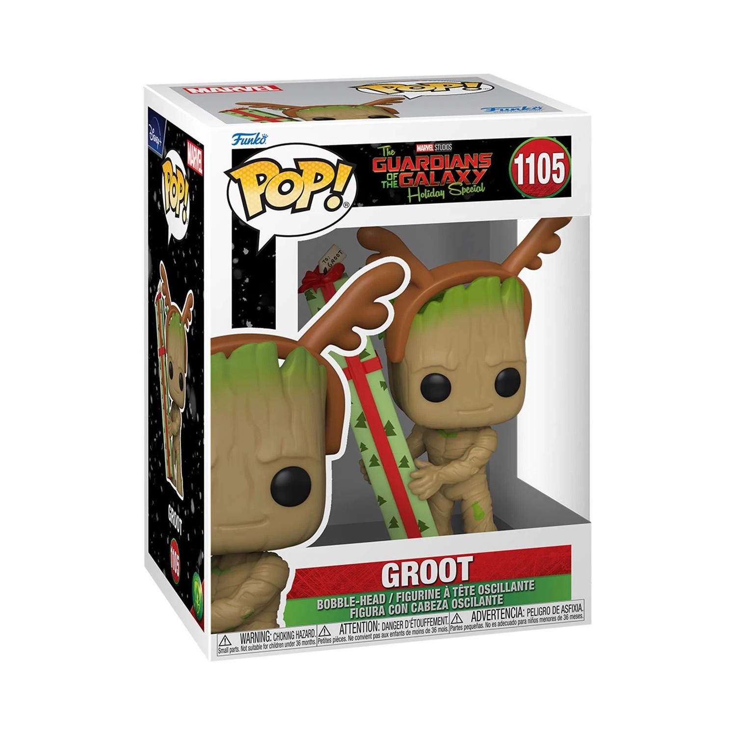 Funko Pop! Groot Guardians of the Galaxy, Holiday Special #1105