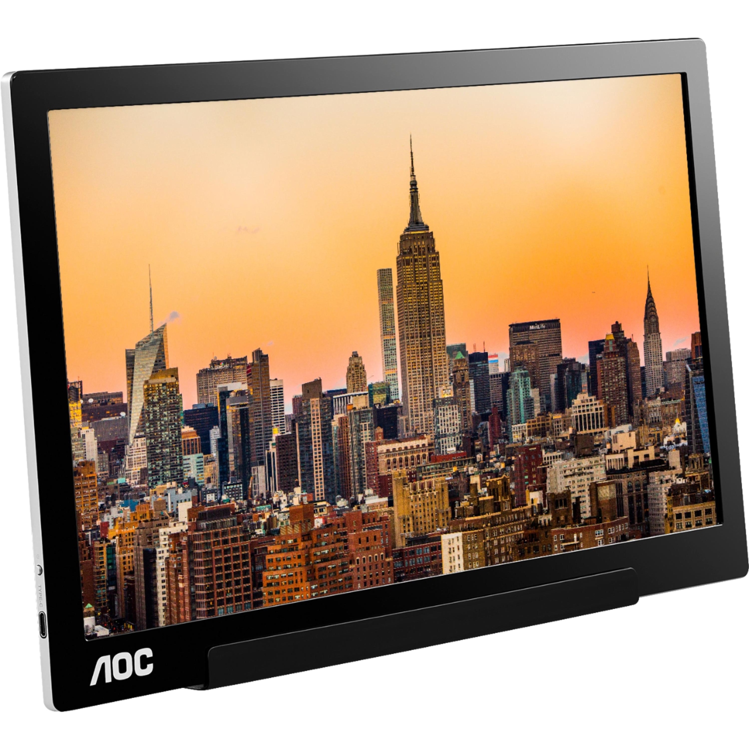 AOC I1601C 15.6" 5ms IPS Monitor, Black