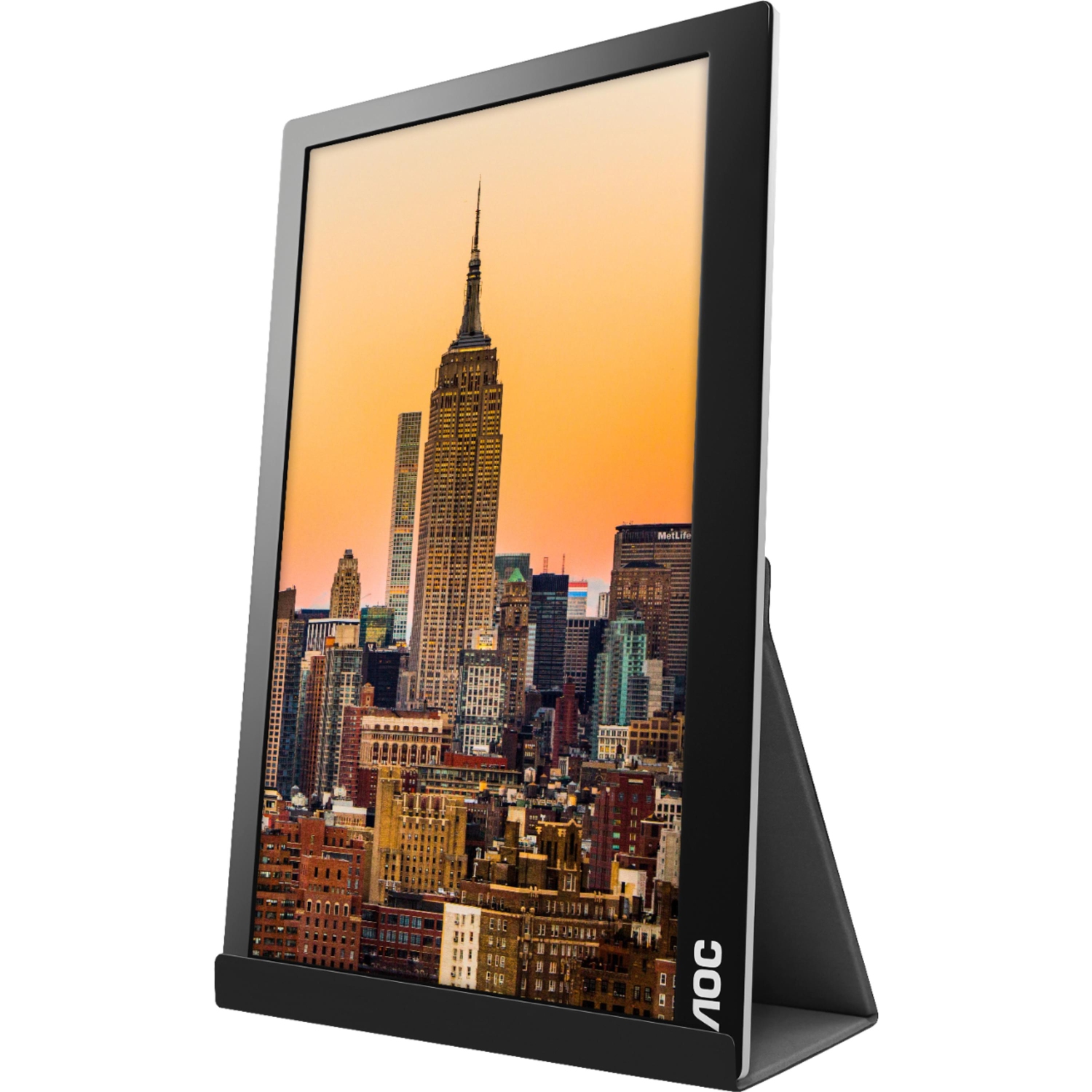 AOC I1601C 15.6" 5ms IPS Monitor, Black