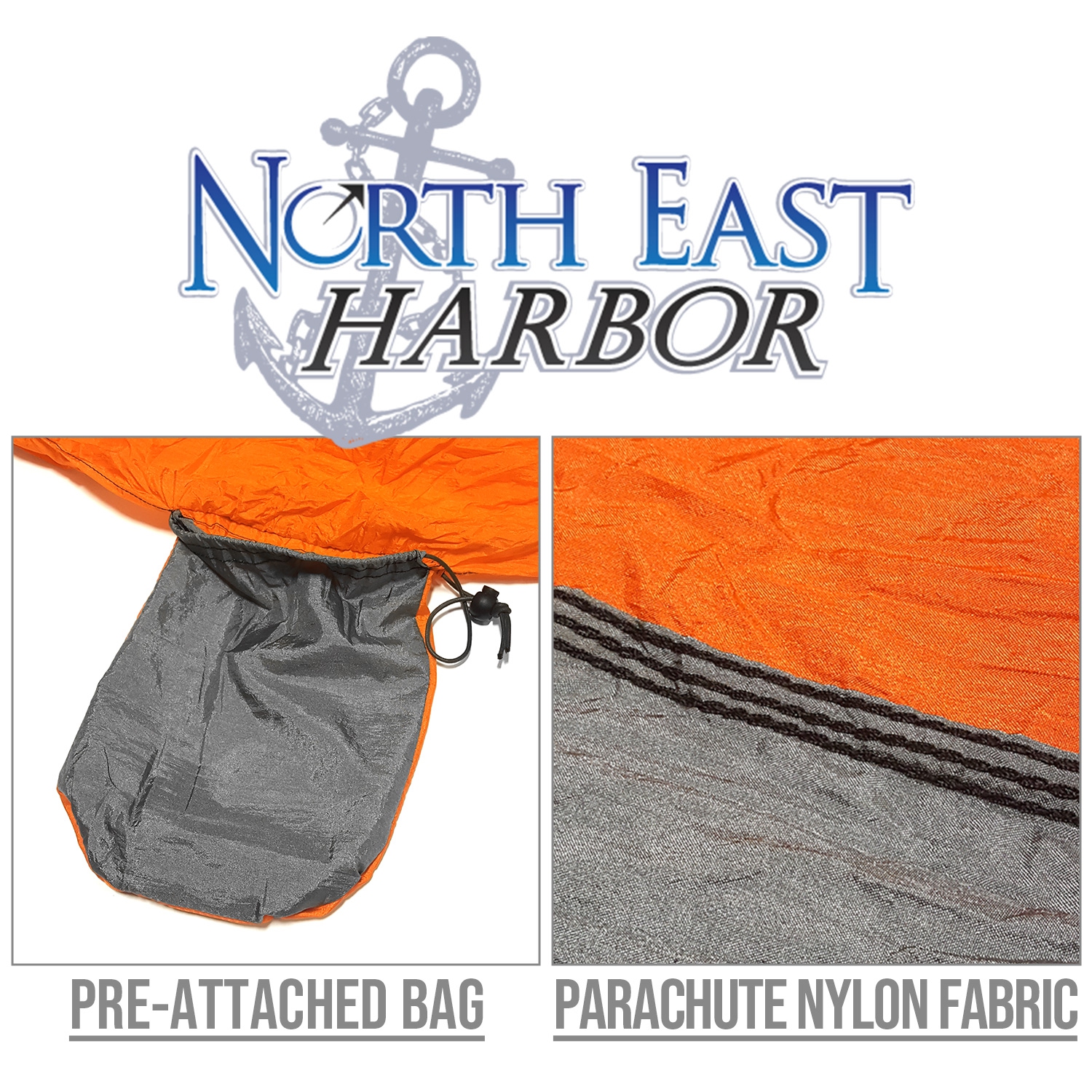 Hammock, Portable 2 Person Camping Hammock, Portable Hammock for Two with Carabiners and Pre-Attached Bag, Two Person Hammock Camping Fun, Great