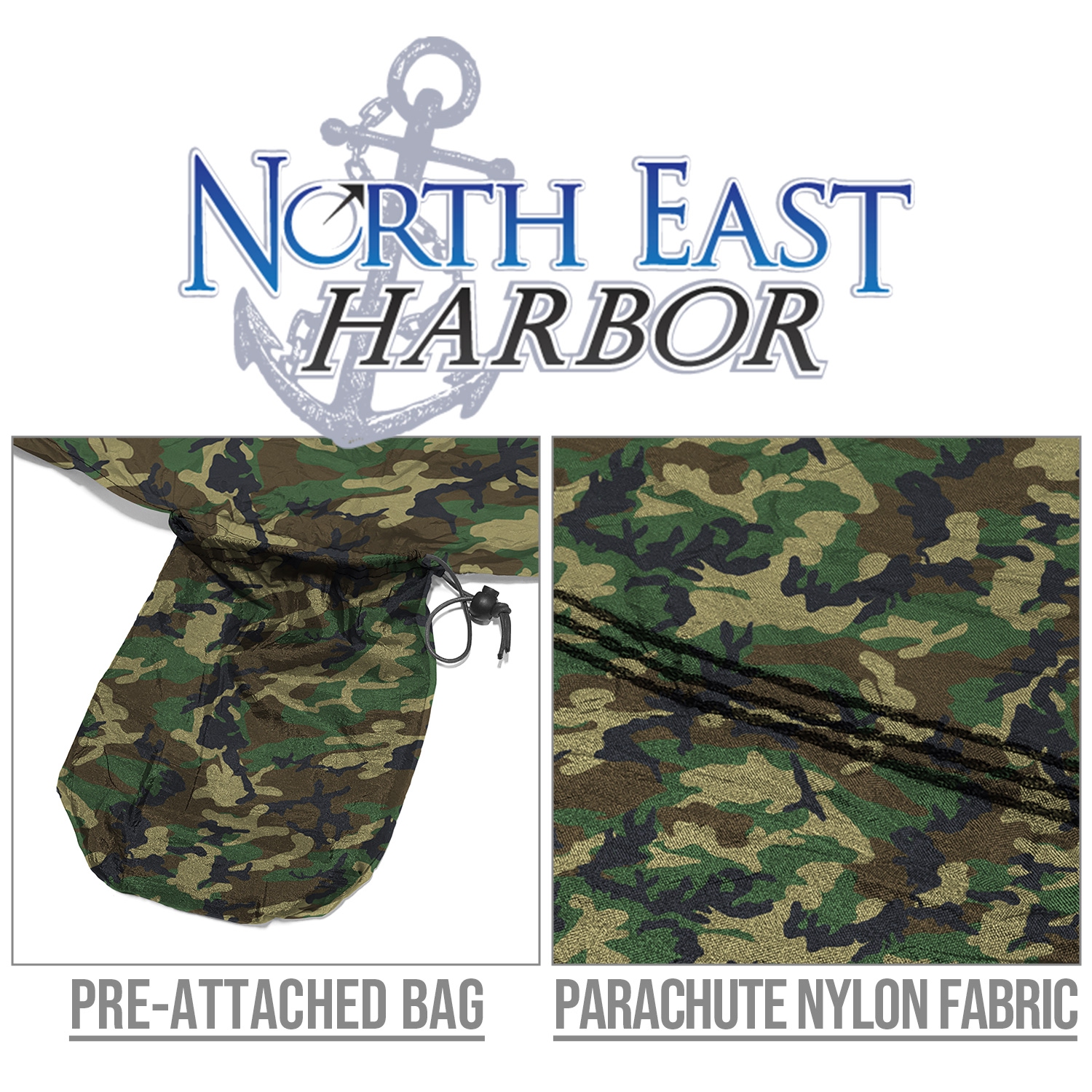 Hammock, Portable 2 Person Camping Hammock, Portable Hammock for Two with Carabiners and Pre-Attached Bag, Two Person Hammock Camping Fun, Great