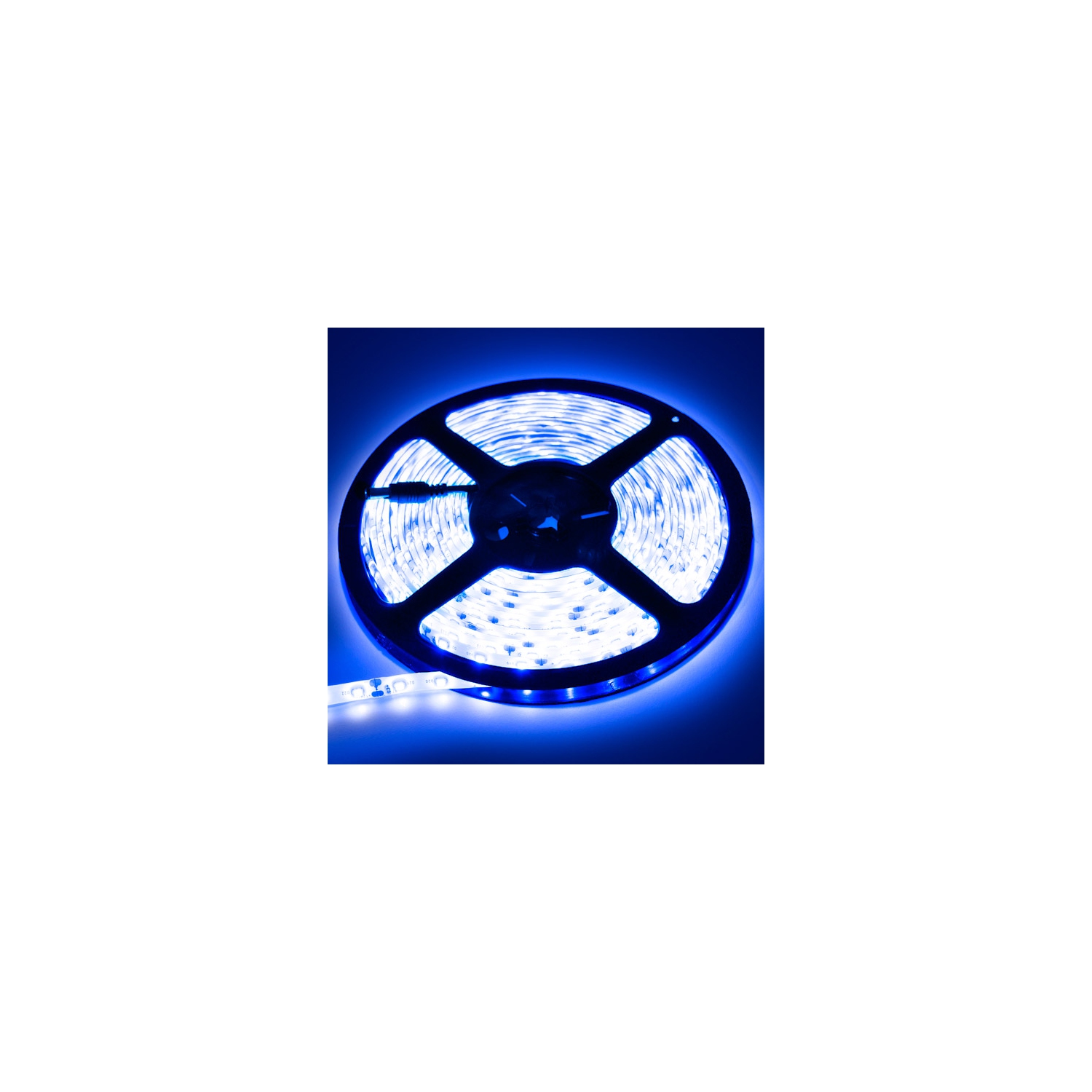 16.4' Feet Blue 300 LEDs Light SMD3528 On/Off Switch Control Kit 110V Plug LED Strip Lighting Reading Light Strip Night Light Lamp Bulb Accent Lights