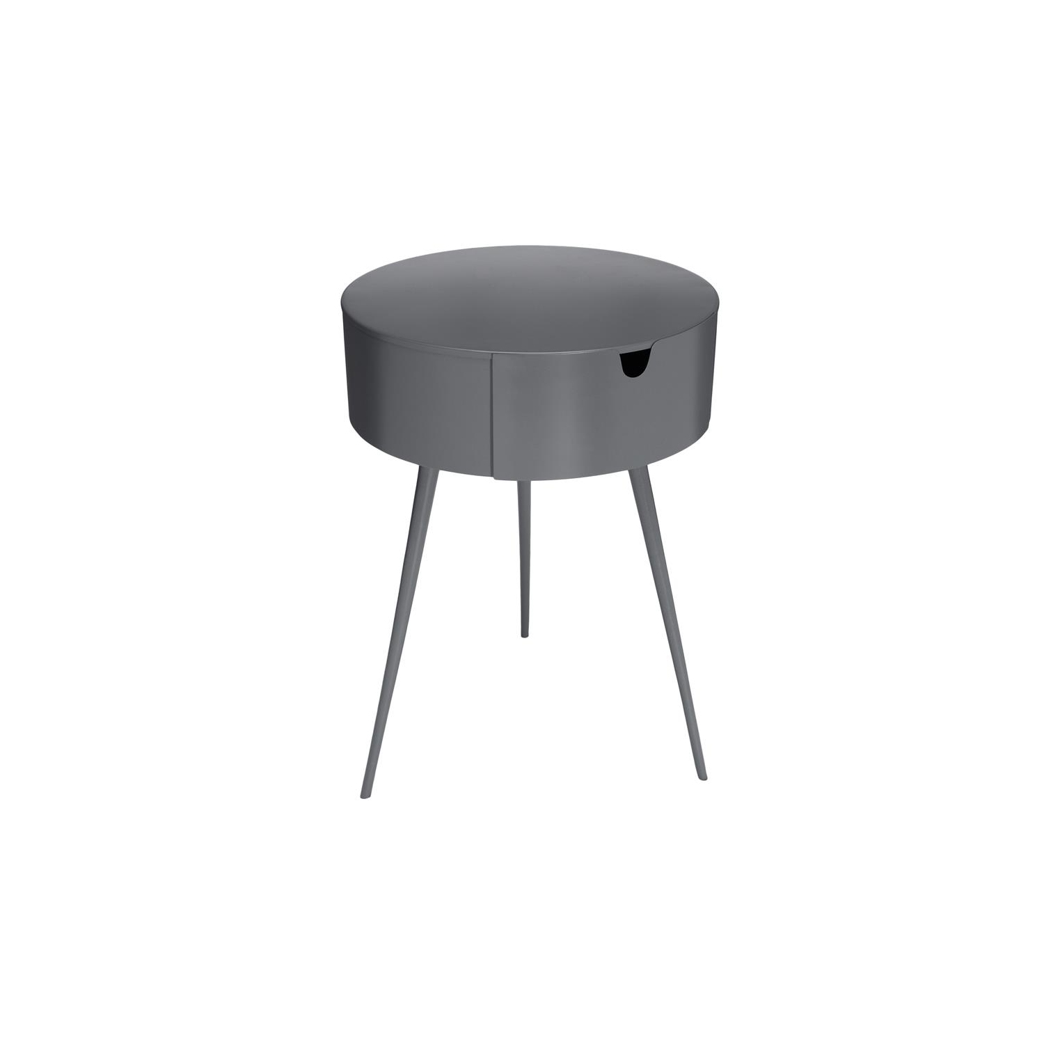 Meridian Furniture Bali Gray Metal Nightstand