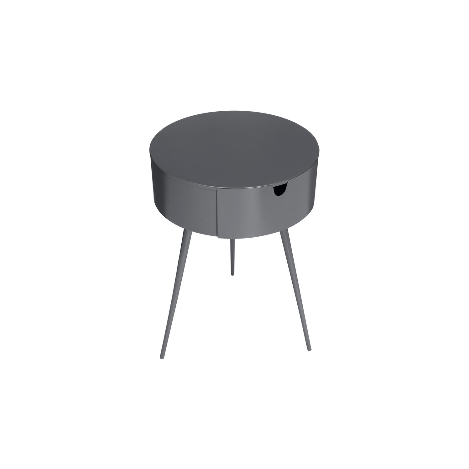 Meridian Furniture Bali Gray Metal Nightstand