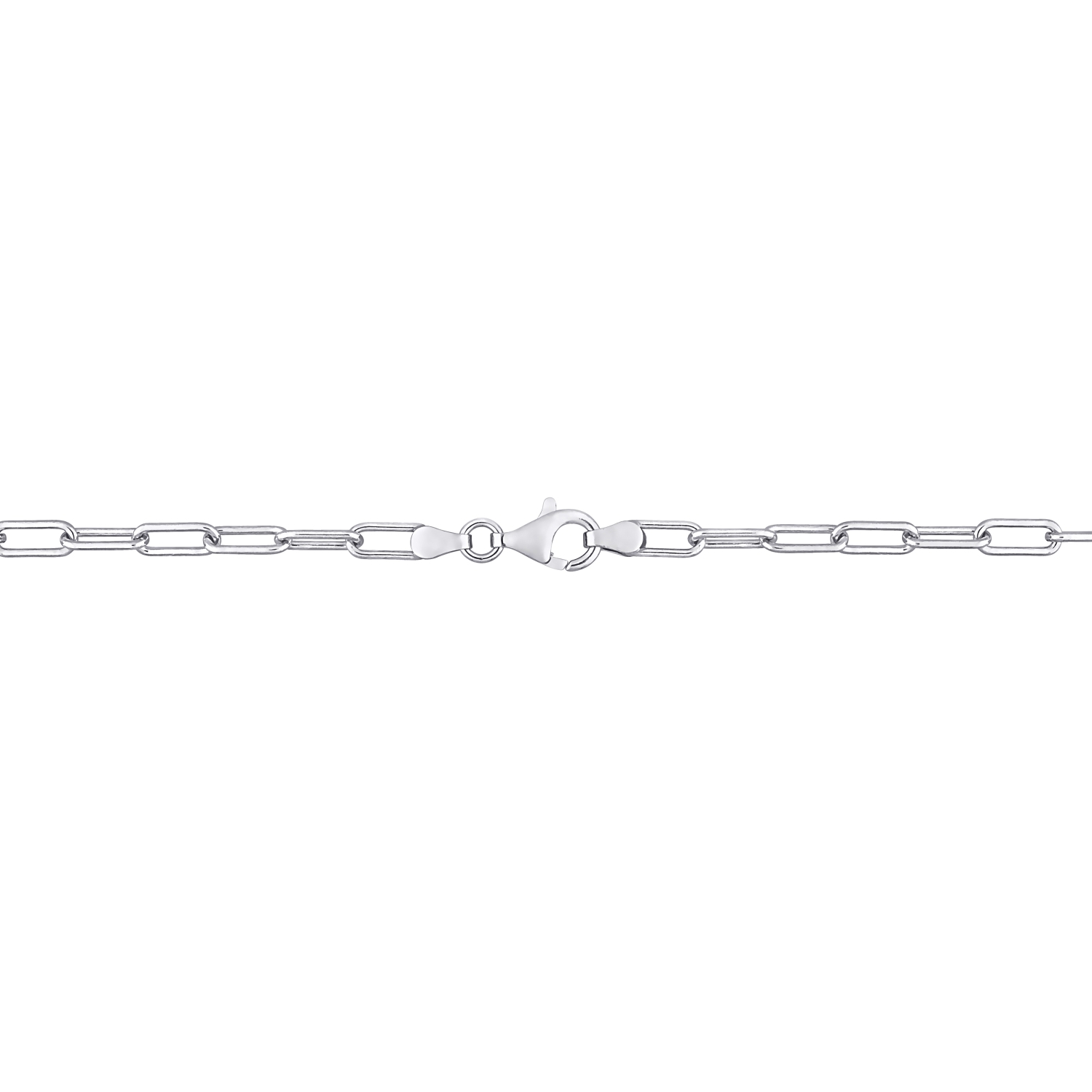 Bracelet Chaîne Trombone Argent