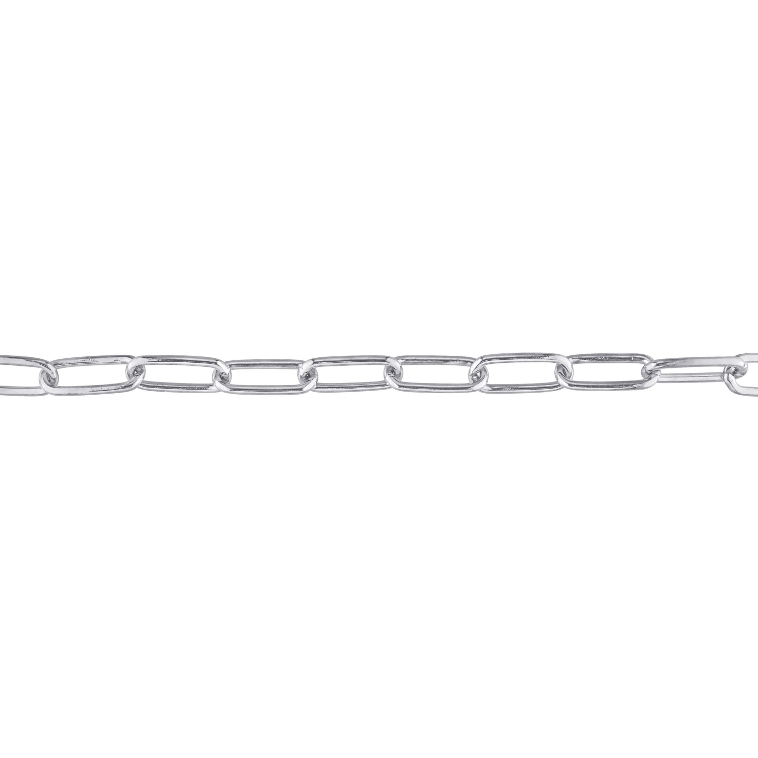 Amour Paperclip Chain Bracelet Silver
