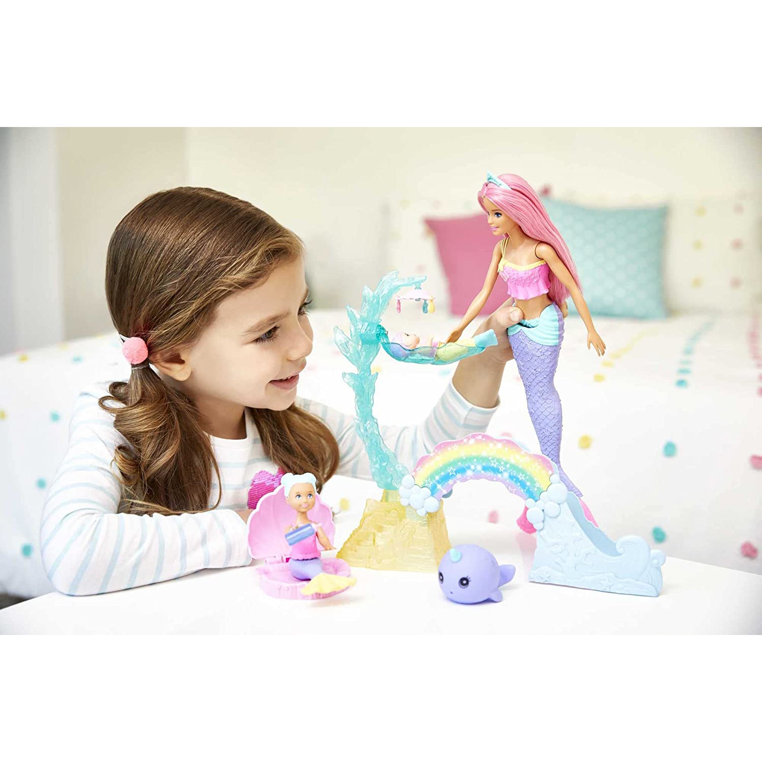 Barbie Dreamtopia Mermaid Nursery Playset with Barbie Mermaid Doll Best Buy Canada