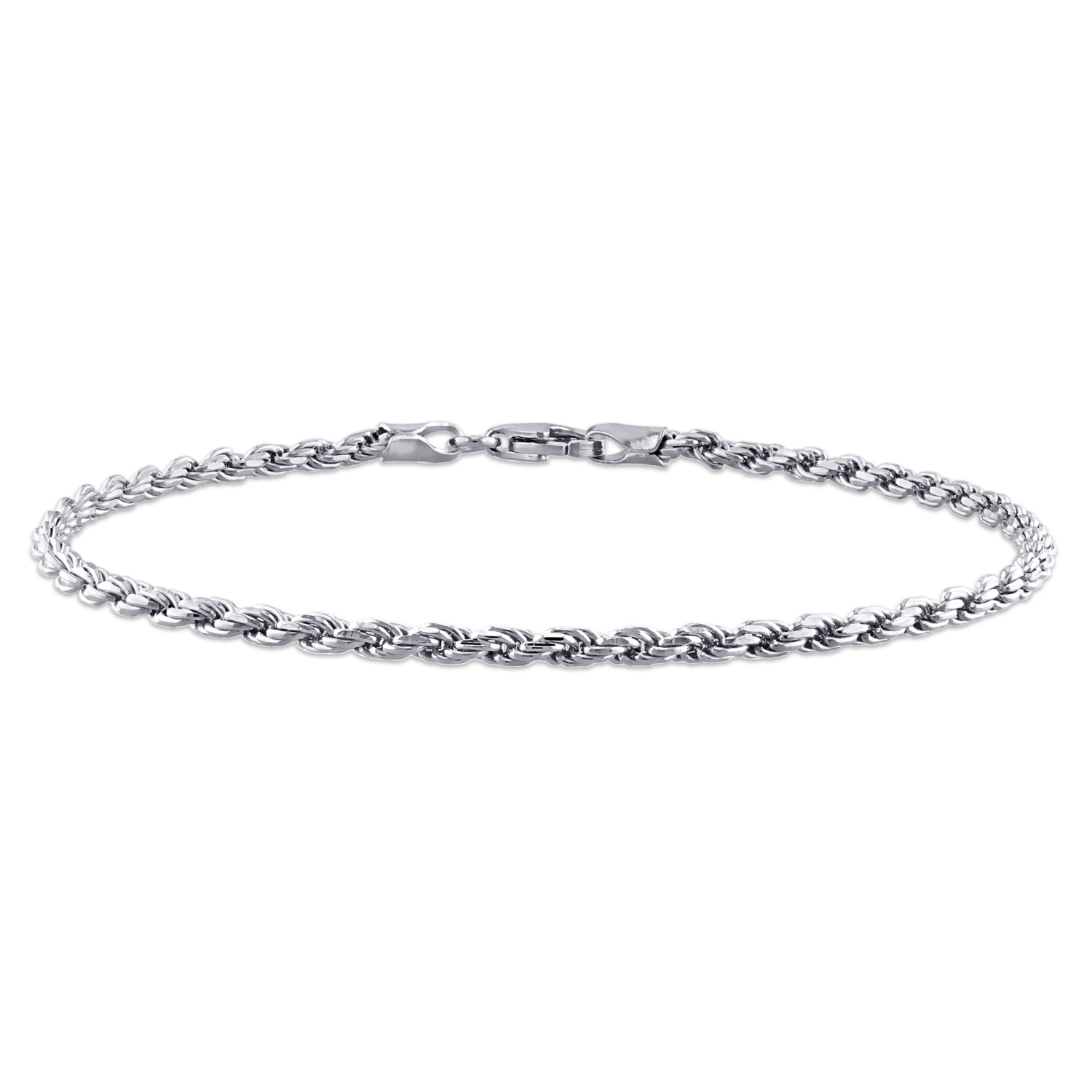 Amour Rope Chain Bracelet Silver