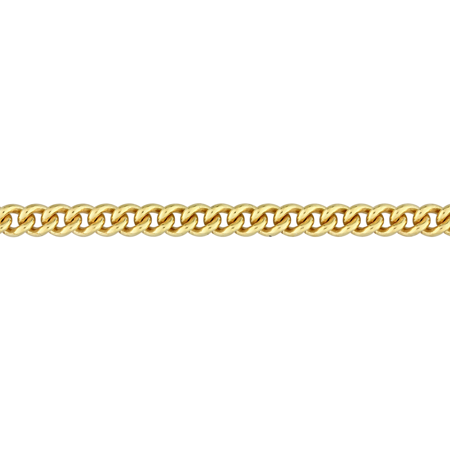 Chaîne à maillons de trottoir Argent Jaune