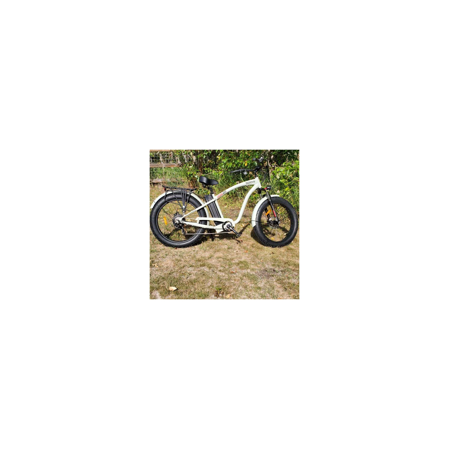 EM-Crusier eBike – Cruise in Comfort! This Fat Tire Electric Bike is Great for Cruising the Streets, Beach or Trails Includes Industry Leading