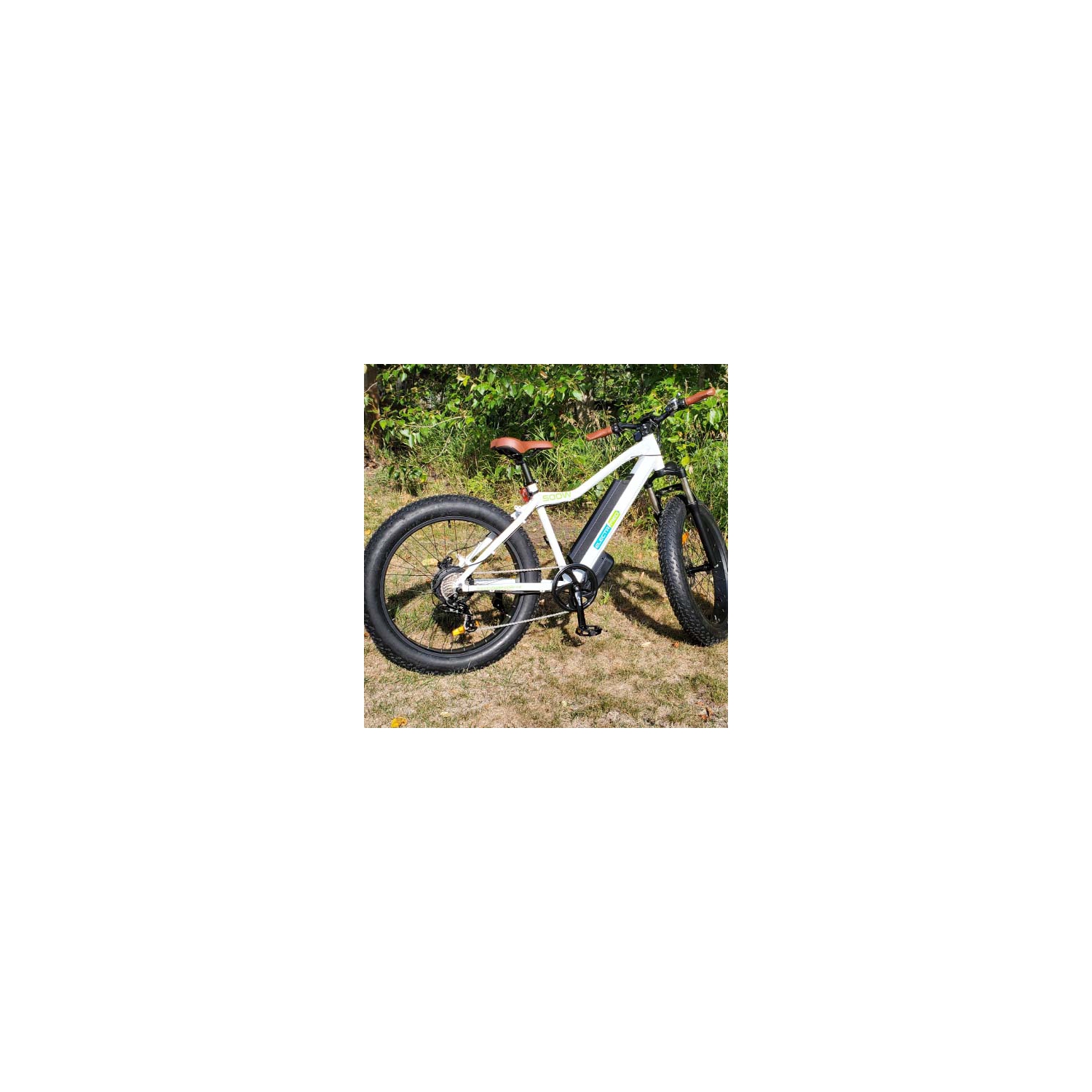 Vélo électrique EM-Mountain – cadre strié solide mais simple, puissant moteur à moyeu arrière de 500 W Bafang et composants haut de gamme, y compris